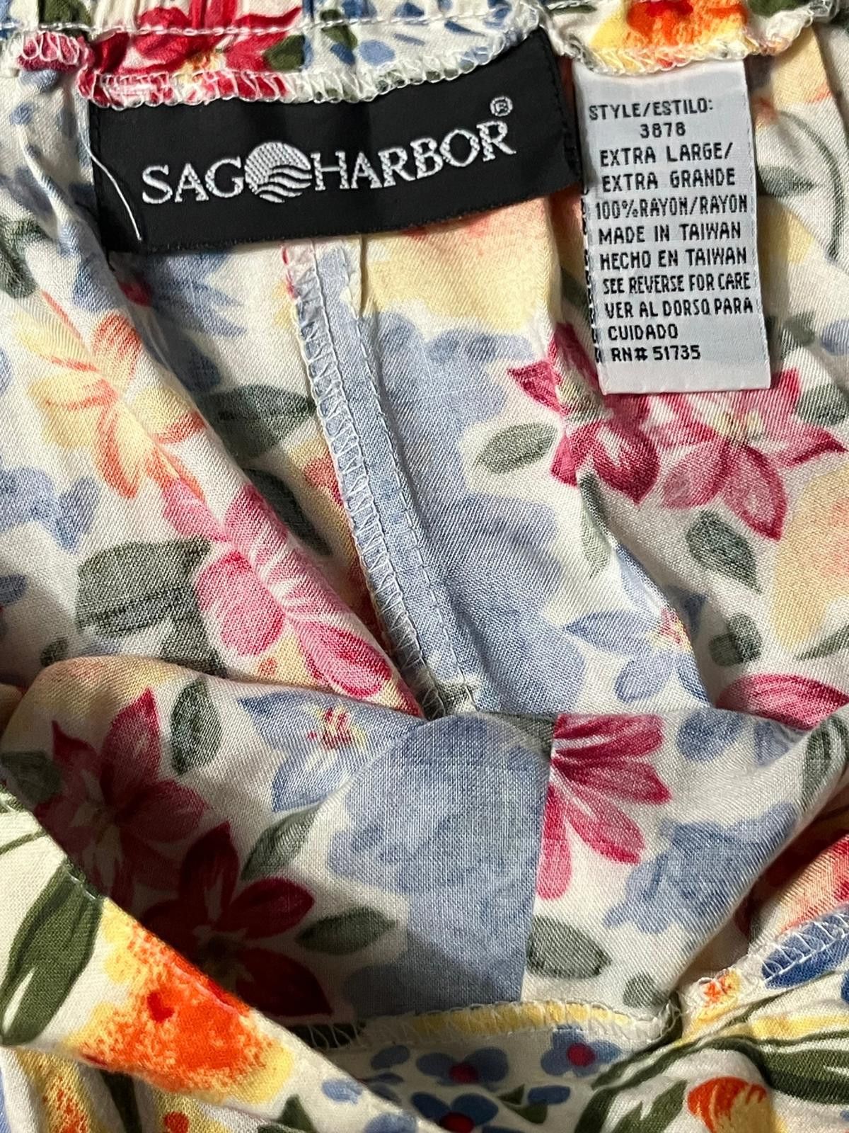 Other Sag Harbor Floral 3-Piece Set Skirt & 2 Blouses Rayon Large Size L / US 10 / IT 46 - 12 Thumbnail