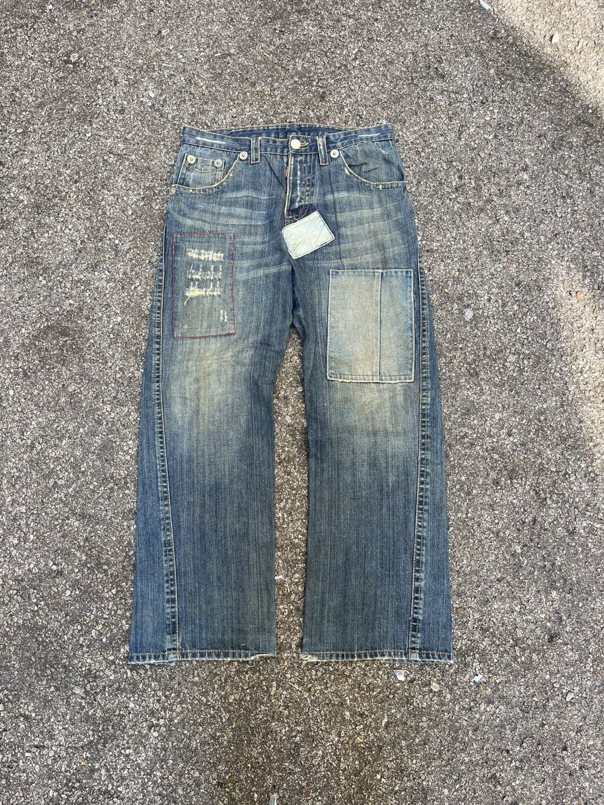 DSQUARED2 DCDC PATCHES JEANS ITALIAN DESIGNER DENIM - www 