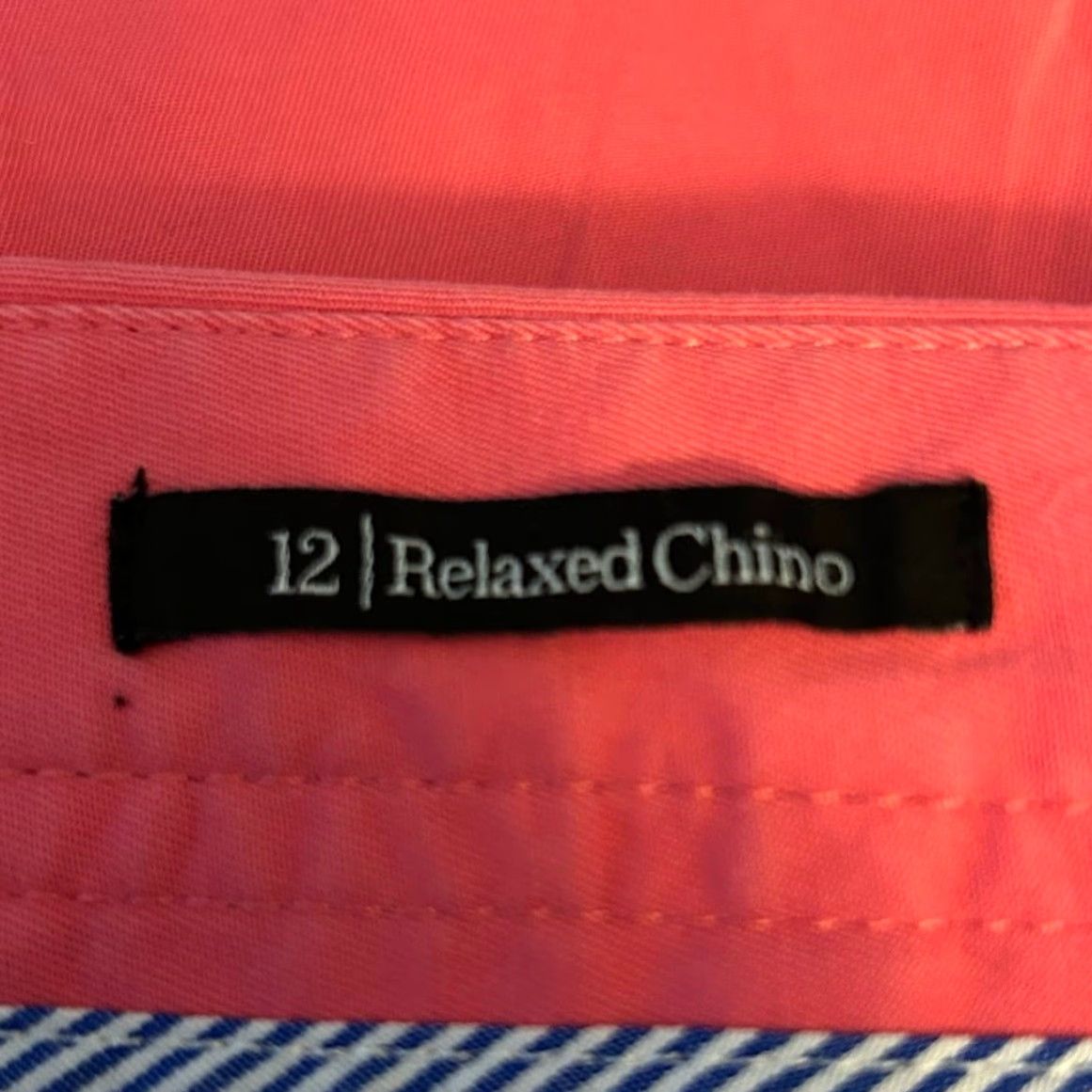 Talbots Talbots Pink High Rise Relaxed Chino Pants 12 Womens Straight Stretch 29in Inseam Size 34" / US 12 / IT 48 - 5 Thumbnail