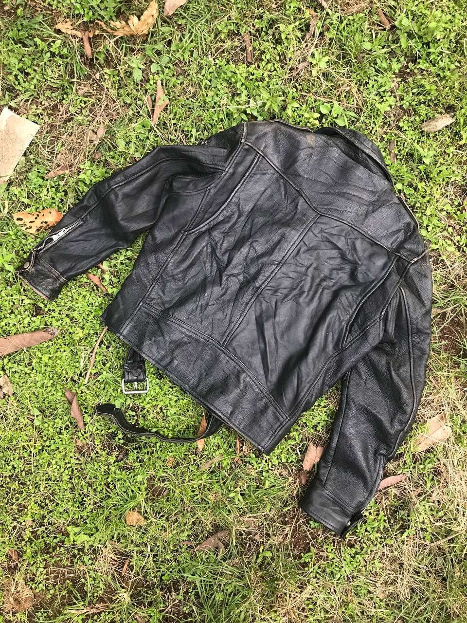 Japanese Brand RAVINE LEATHER BIKER JACKET Size US L / EU 52-54 / 3 - 2 Thumbnail