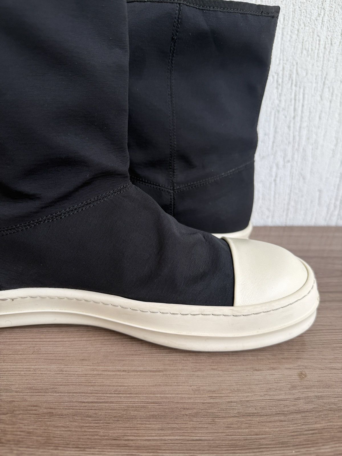 Rick Owens Drkshdw nylon ugg ankle boots ramones Size US 9.5 / EU 42-43 - 14 Thumbnail