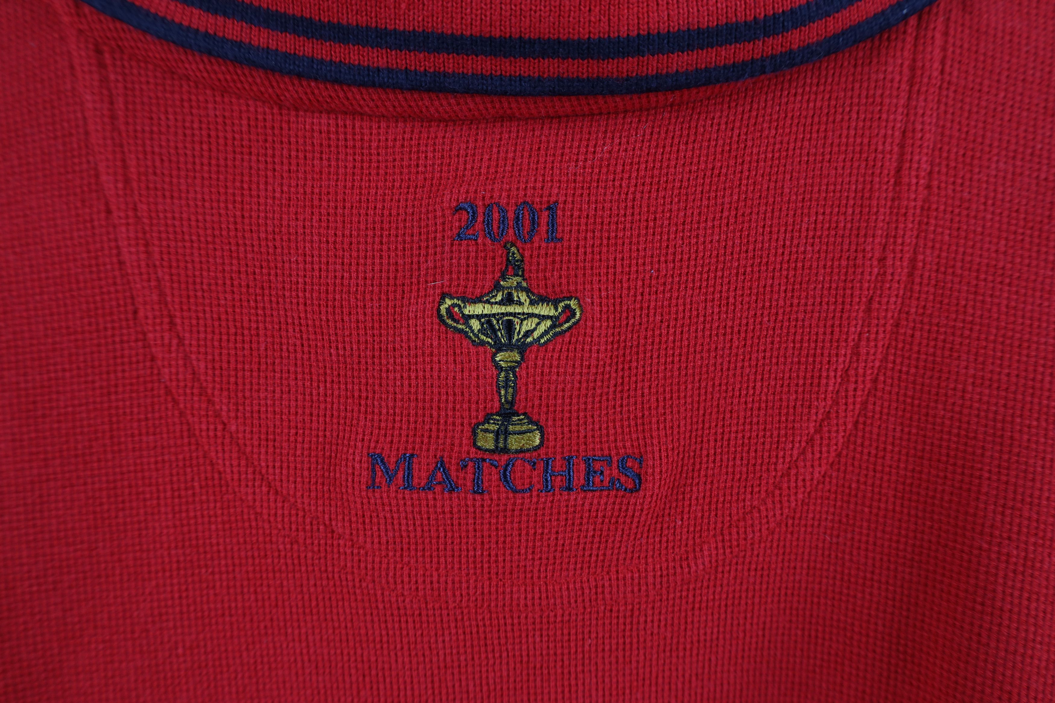 Vintage Vintage Y2K 2001 Knit Ryder Cup The Belfry Golf Polo Shirt Size US L / EU 52-54 / 3 - 11 Thumbnail
