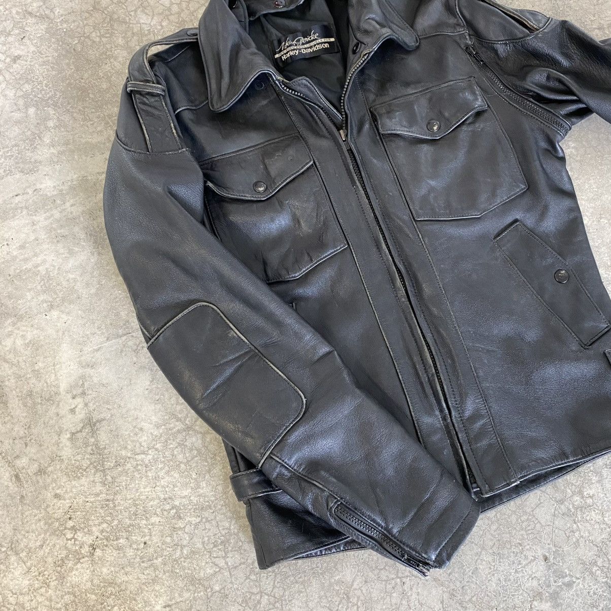 Harley Davidson VTG Harley Davidson by Hein Gericke Moto Leather Jacket Size US S / EU 44-46 / 1 - 5 Thumbnail