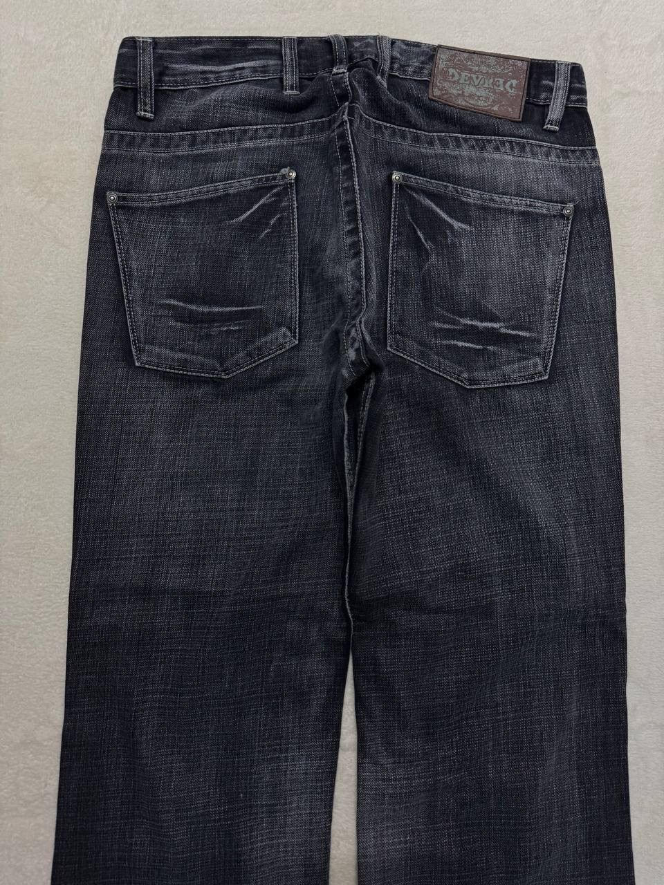 Japanese Brand FLARE 90s Style Devred Japanese Mudwash Distress Denim Jean Size US 33 - 12 Thumbnail