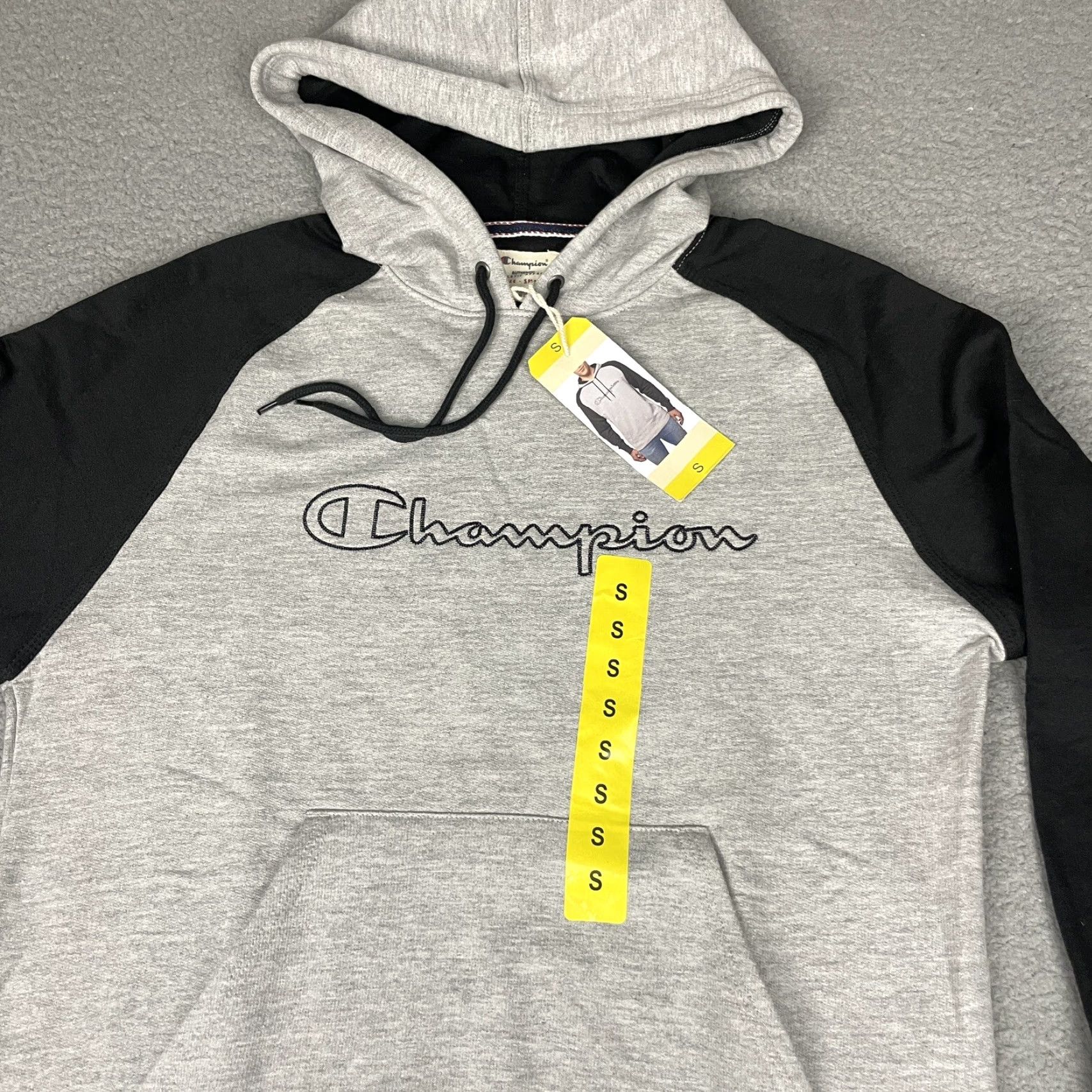 Champion Champion Sweatshirt Adult Small Gray Two Toned Pullover Hoodie New With Tags NWT Size US S / EU 44-46 / 1 - 2 Thumbnail