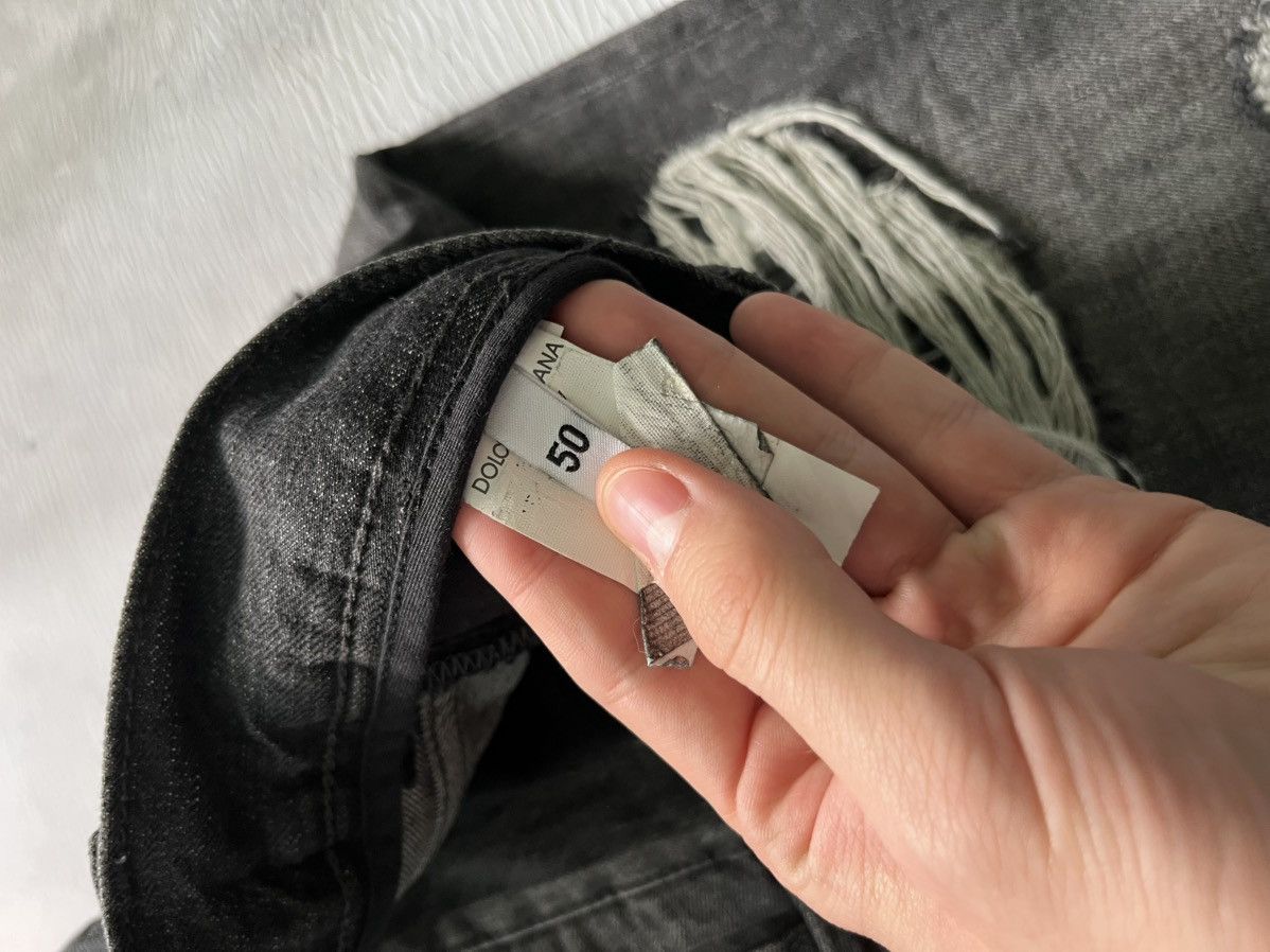 Dolce & Gabbana Dolce & Gabbana Luxury Jeans Denim Streetwear Dark Size US 35 - 9 Thumbnail