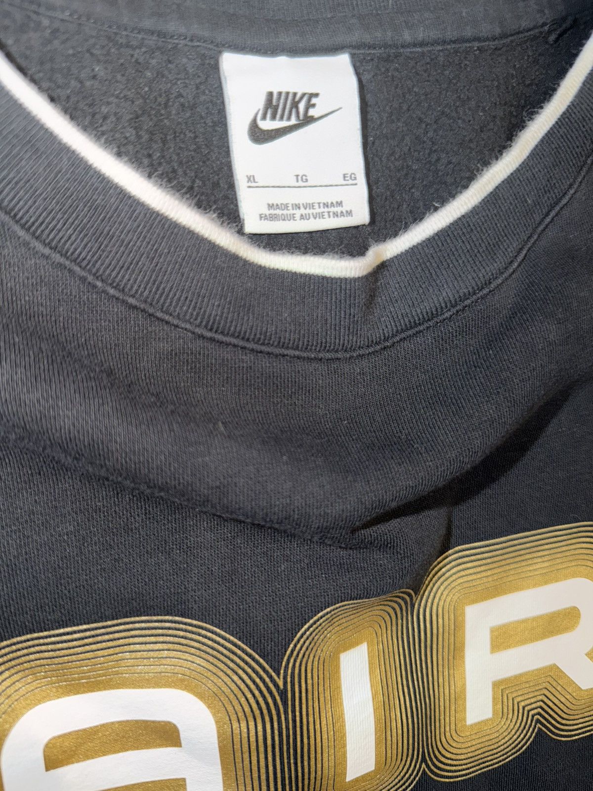 Nike Nike Air sportswear club fleece pullover crewneck sweatshirt Size US XL / EU 56 / 4 - 4 Thumbnail