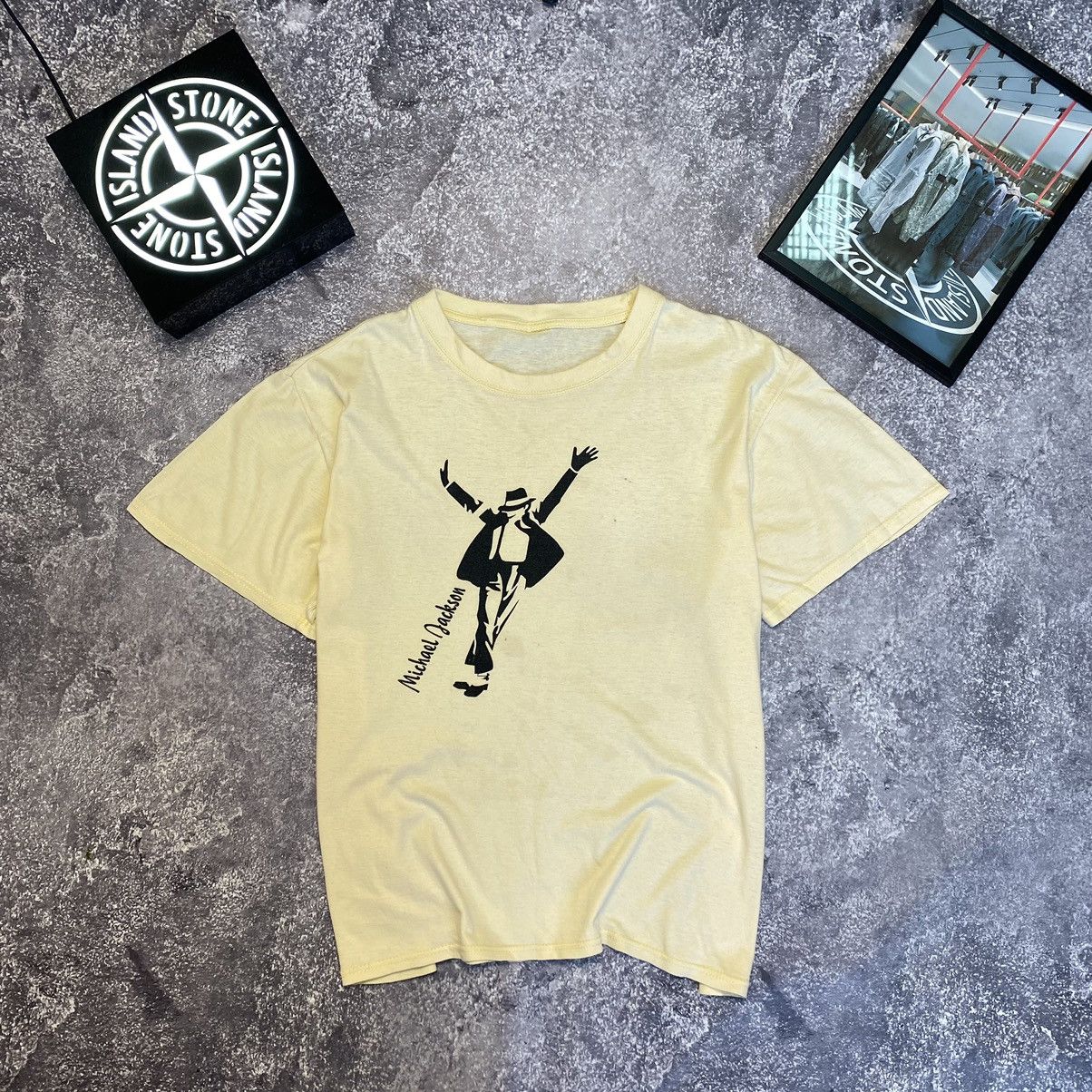 Band Tees Vintage Michael Jackson Big logo Band 90’s tee Size US M / EU 48-50 / 2 - 2 Thumbnail