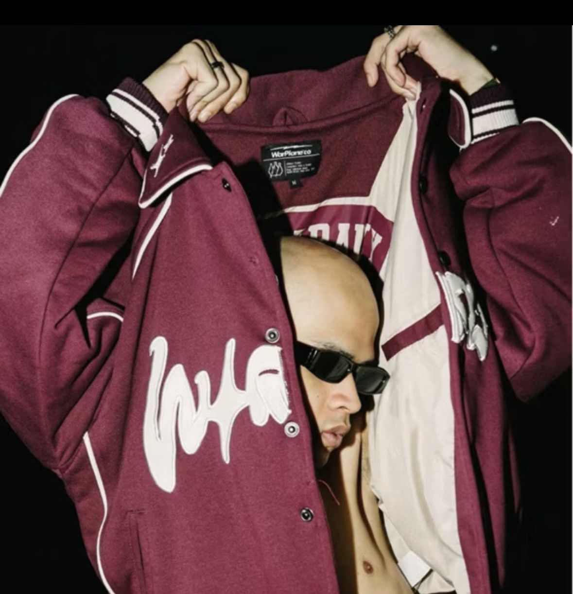 Other Blaze varsity jacket maroon streetwear Size US M / EU 48-50 / 2 - 2 Thumbnail