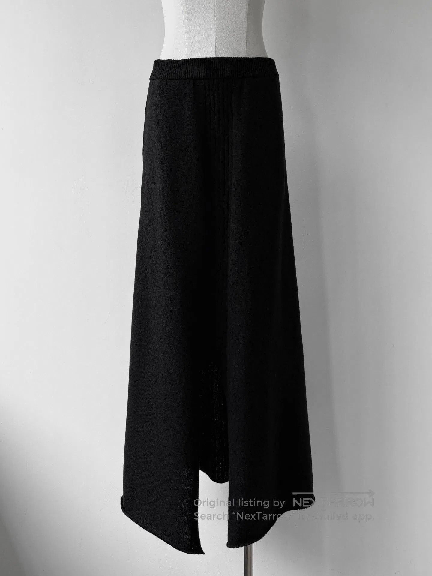 Yohji Yamamoto Yohji Yamamoto Y's 24AW Asymmetric Maxi Skirt. Size 22" - 1 Thumbnail