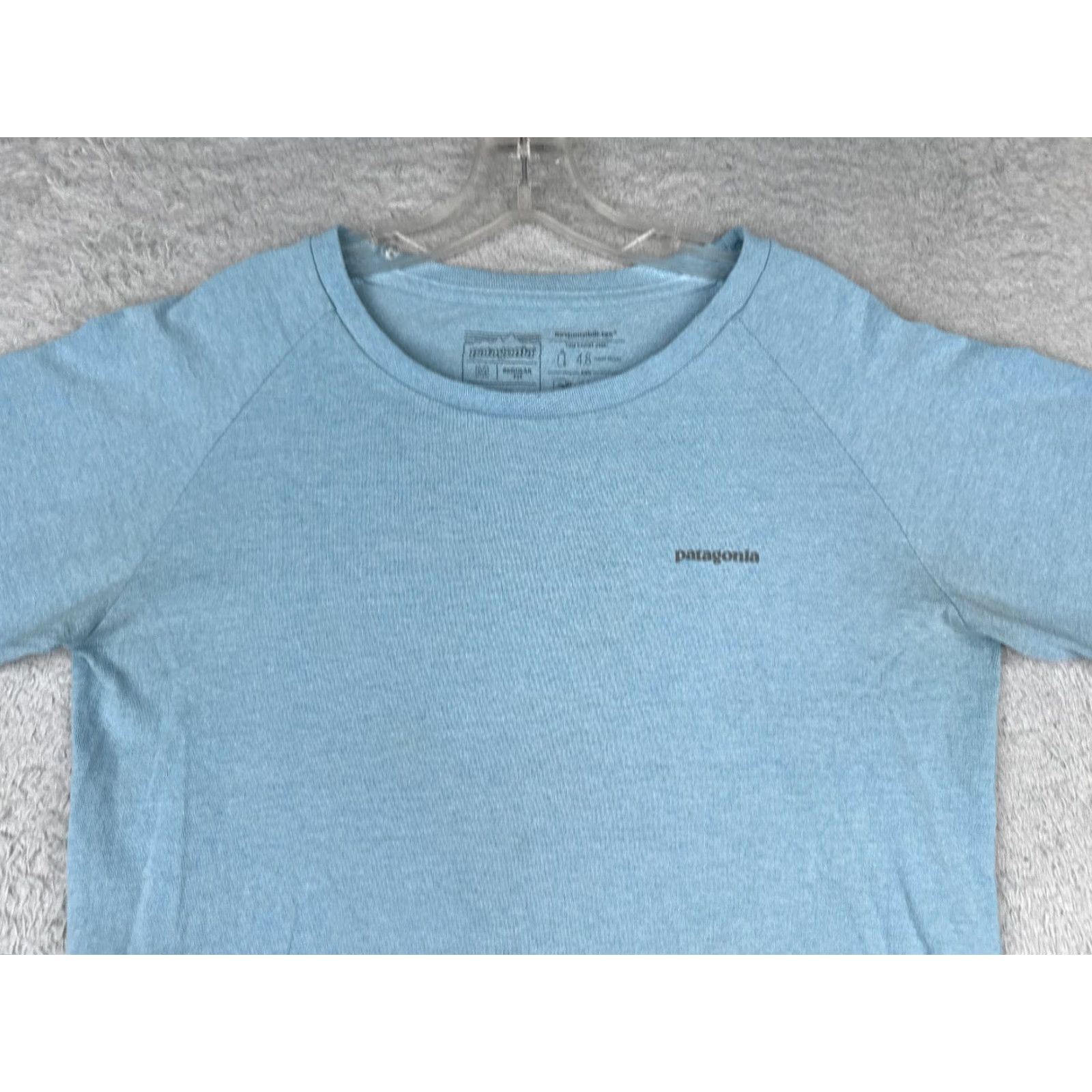Patagonia Patagonia Shirt Men Medium Blue Crew Neck Long Sleeve Polyester Blend READ Size US M / EU 48-50 / 2 - 4 Thumbnail