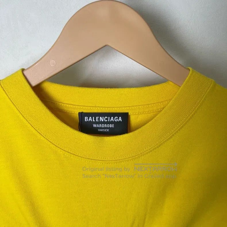 Balenciaga Balenciaga Yellow embroidered cola short sleeve M Size US M / EU 48-50 / 2 - 3 Thumbnail