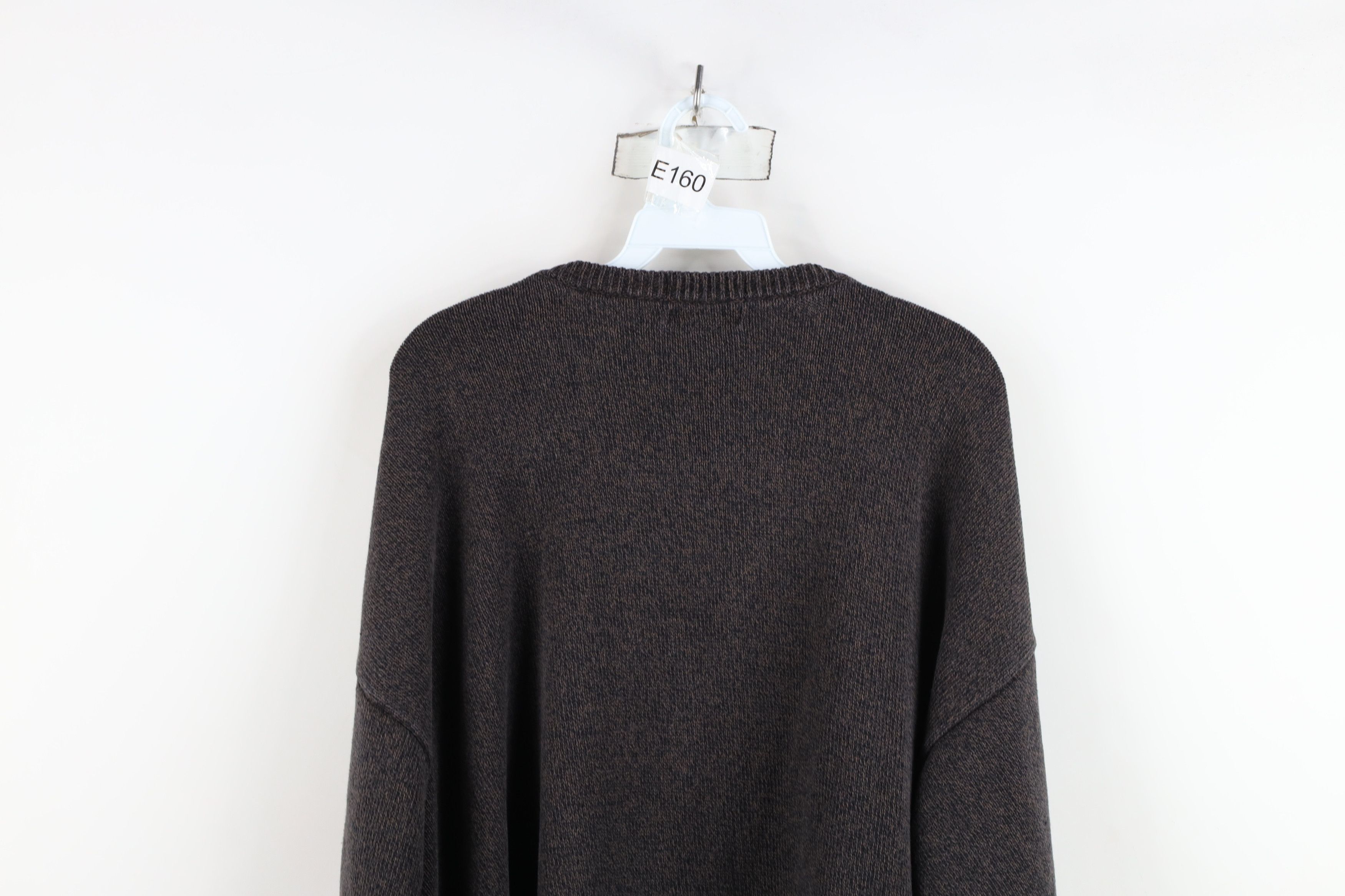 Vintage Vintage 90s Streetwear Hand Framed Knit Crewneck Sweater Size US XXL / EU 58 / 5 - 8 Thumbnail