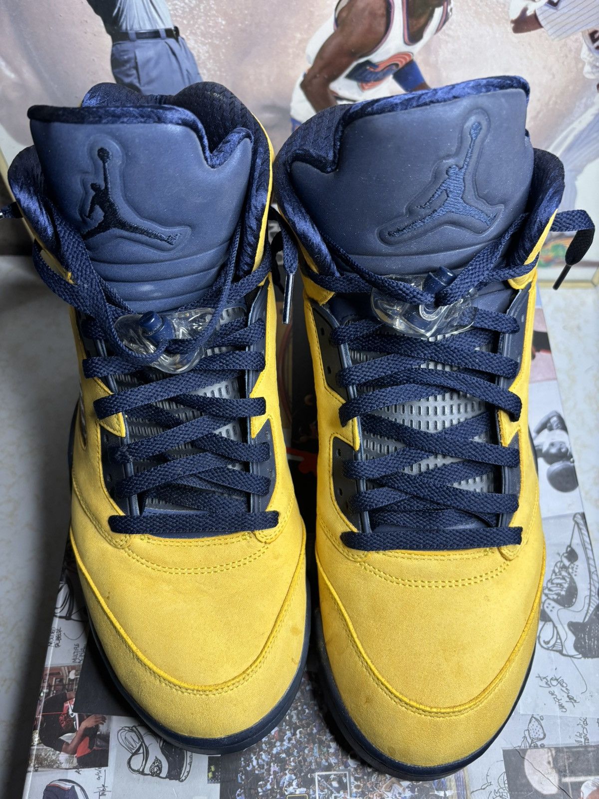Jordan Brand Jordan Retro 5 “Michigan” Size US 13 / EU 46 - 2 Thumbnail