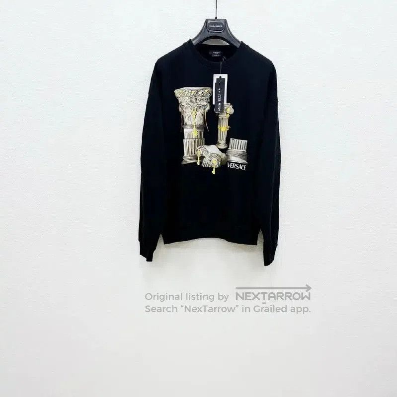 Versace Versace Men's Black Long Sleeve Sweatshirt . Size US M / EU 48-50 / 2 - 1 Thumbnail