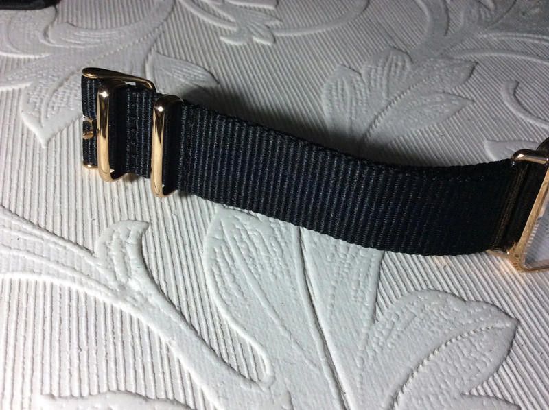 Designer David Daber Swiss made men's white dial blacl strap watch Size ONE SIZE - 4 Thumbnail
