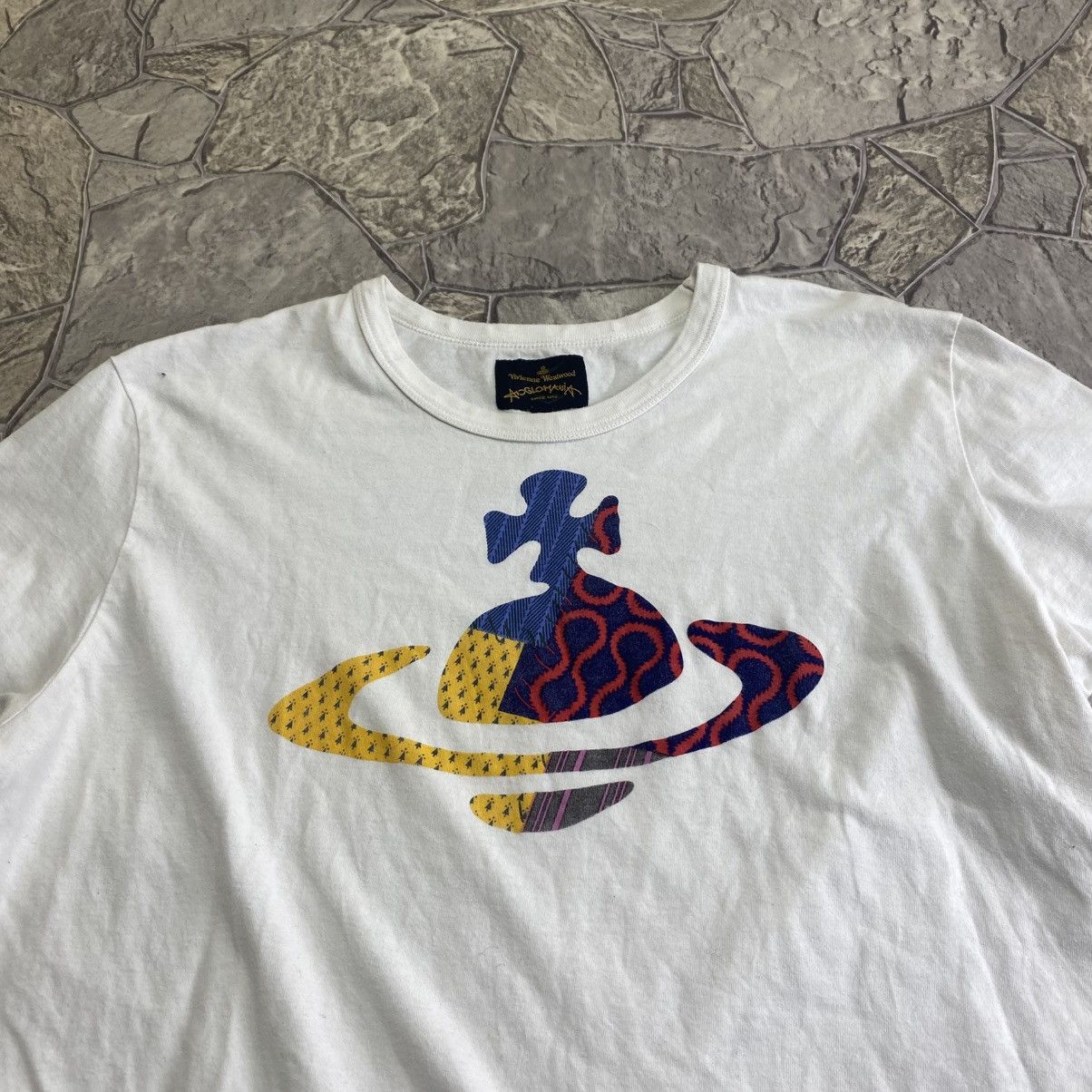 Vivienne Westwood Vivienne Westwood T-Shirt Big Logo Anglomania Size US L / EU 52-54 / 3 - 4 Thumbnail