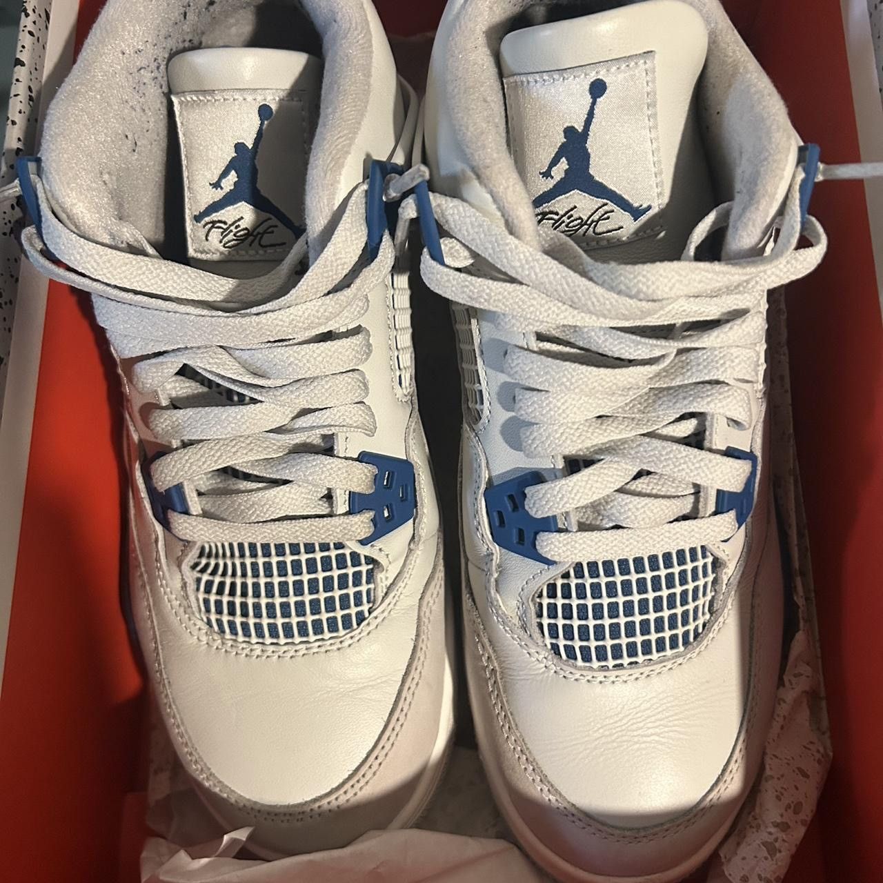 Jordan Brand Jordan retro 4 military blue Size US 7 / EU 40 - 4 Thumbnail