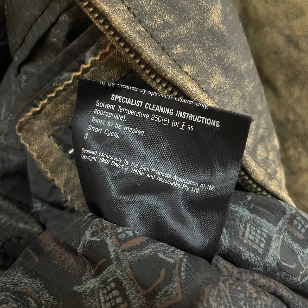Genuine Leather × Vintage Vintage Skin Things Genuine Leather Jacket Size US L / EU 52-54 / 3 - 9 Thumbnail