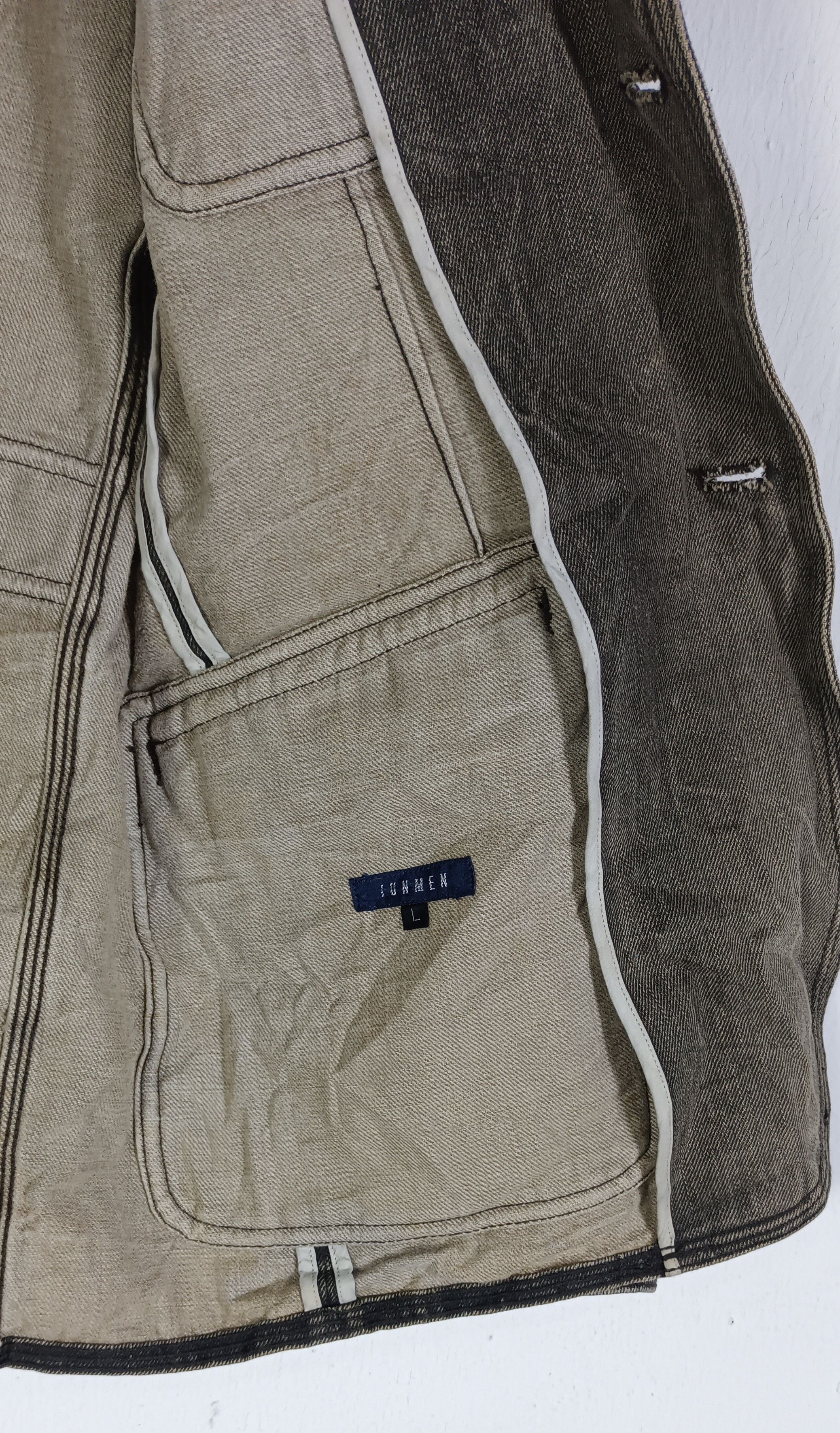 Jun Takahashi Vintage💥 Jun Men by Jun Takahashi Denim Chroe Size US M / EU 48-50 / 2 - 12 Thumbnail