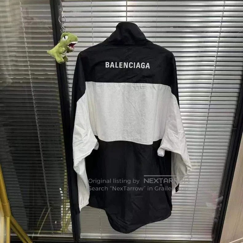 Balenciaga Balenciaga Black White Windbreaker. Size US M / EU 48-50 / 2 - 4 Thumbnail