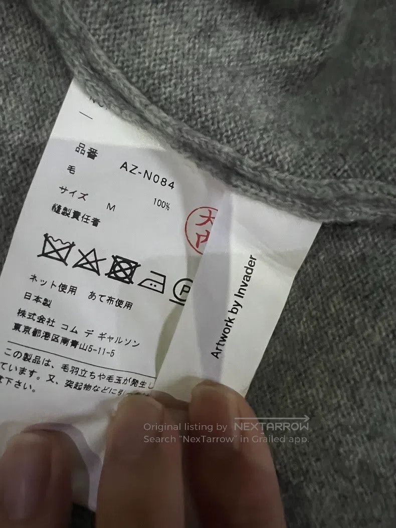 Comme des Garcons Comme Des Garcons Classic limited edition gray wool cardig Size M / US 6-8 / IT 42-44 - 4 Thumbnail