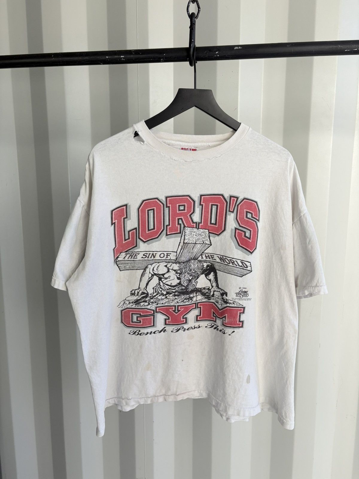 Vintage Vintage Lords Gym Shirt Distressed Faded Grunge Size US XL / EU 56 / 4 - 1 Thumbnail
