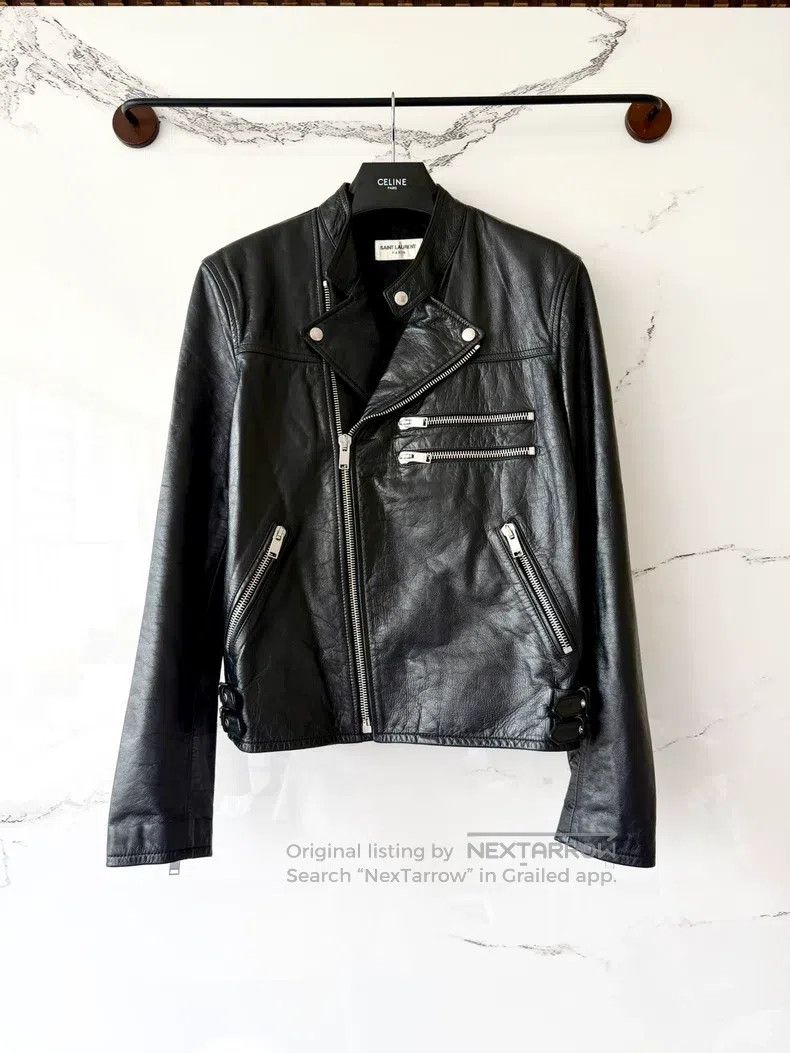Saint Laurent Paris Saint Laurent Paris Multi-Zip Cowhide Biker Leather Jacket Size US S / EU 44-46 / 1 - 1 Thumbnail