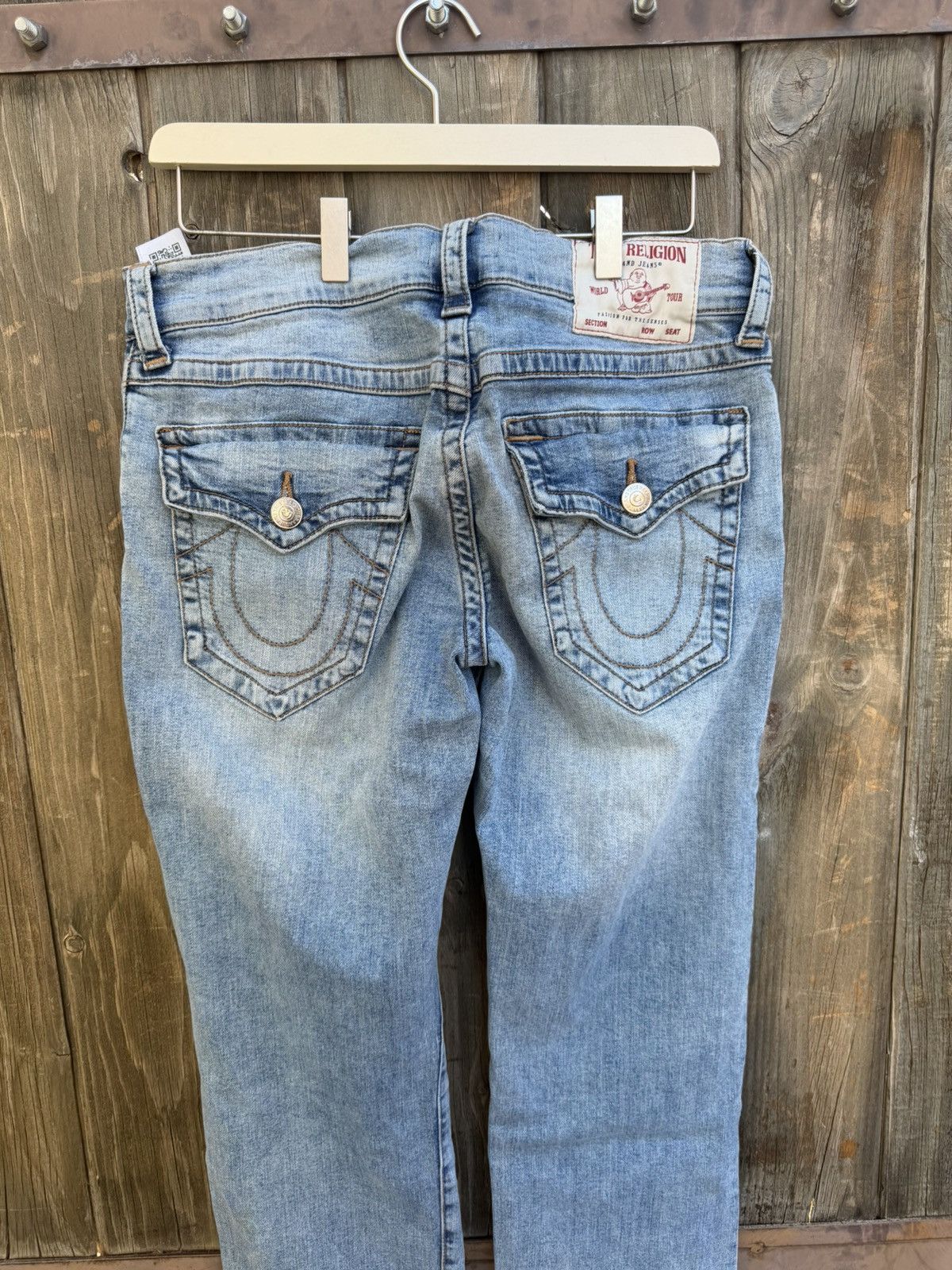 True Religion True Religion Ricky Relaxed Straight Jeans Size US 30 / EU 46 - 1 Thumbnail