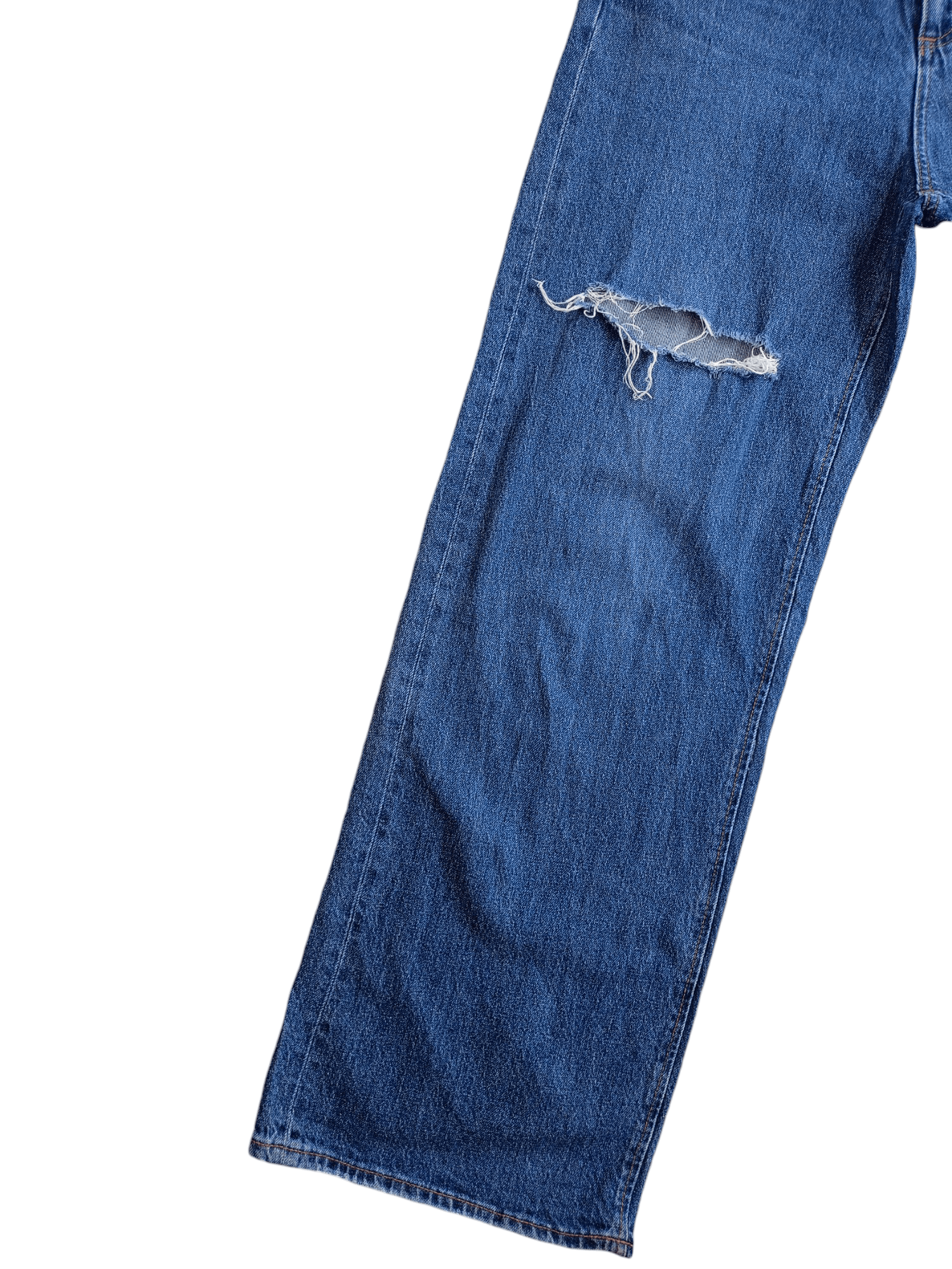 GU × Vintage GU Distressed Vintage Streetwear Denim Size US 27 - 5 Thumbnail