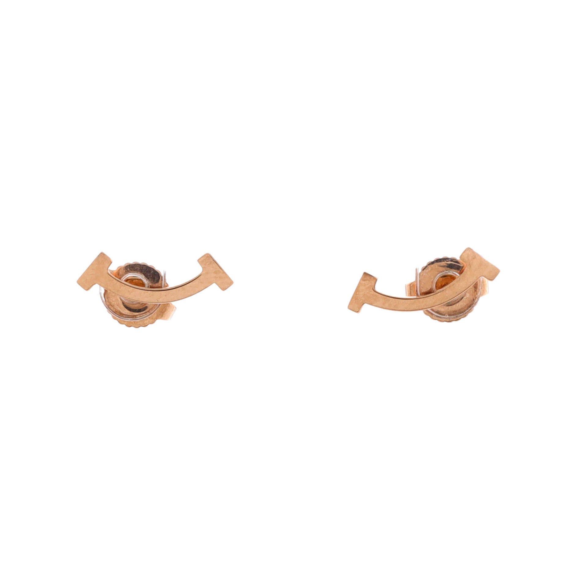Tiffany & Co. T Smile Stud Earrings Size ONE SIZE - 1 Thumbnail