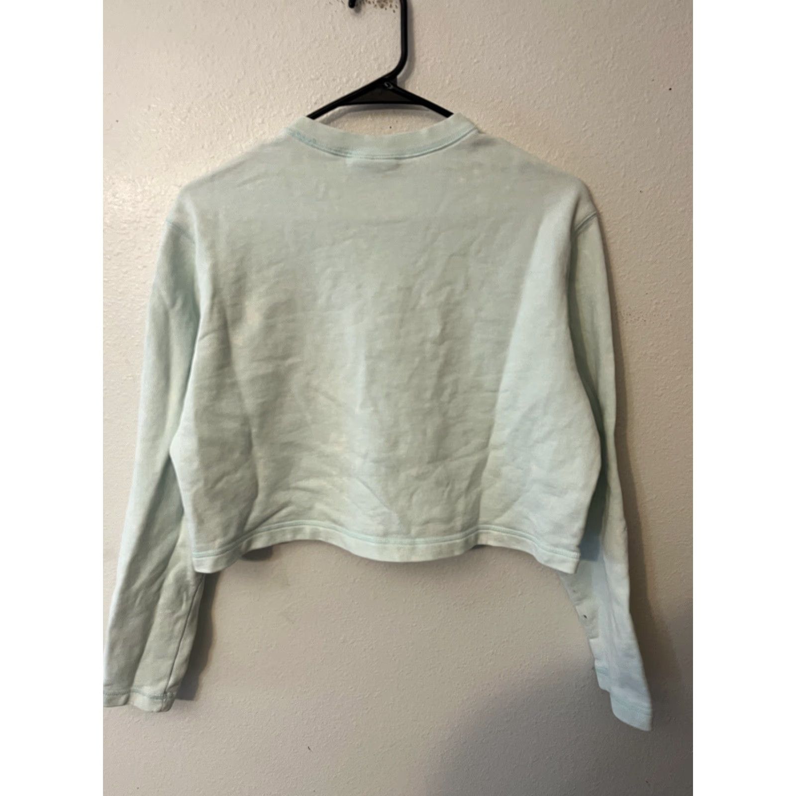 Nike Nike Sportswear Long Sleeve Crew Crop Green Womens M Shirt Size M / US 6-8 / IT 42-44 - 3 Thumbnail