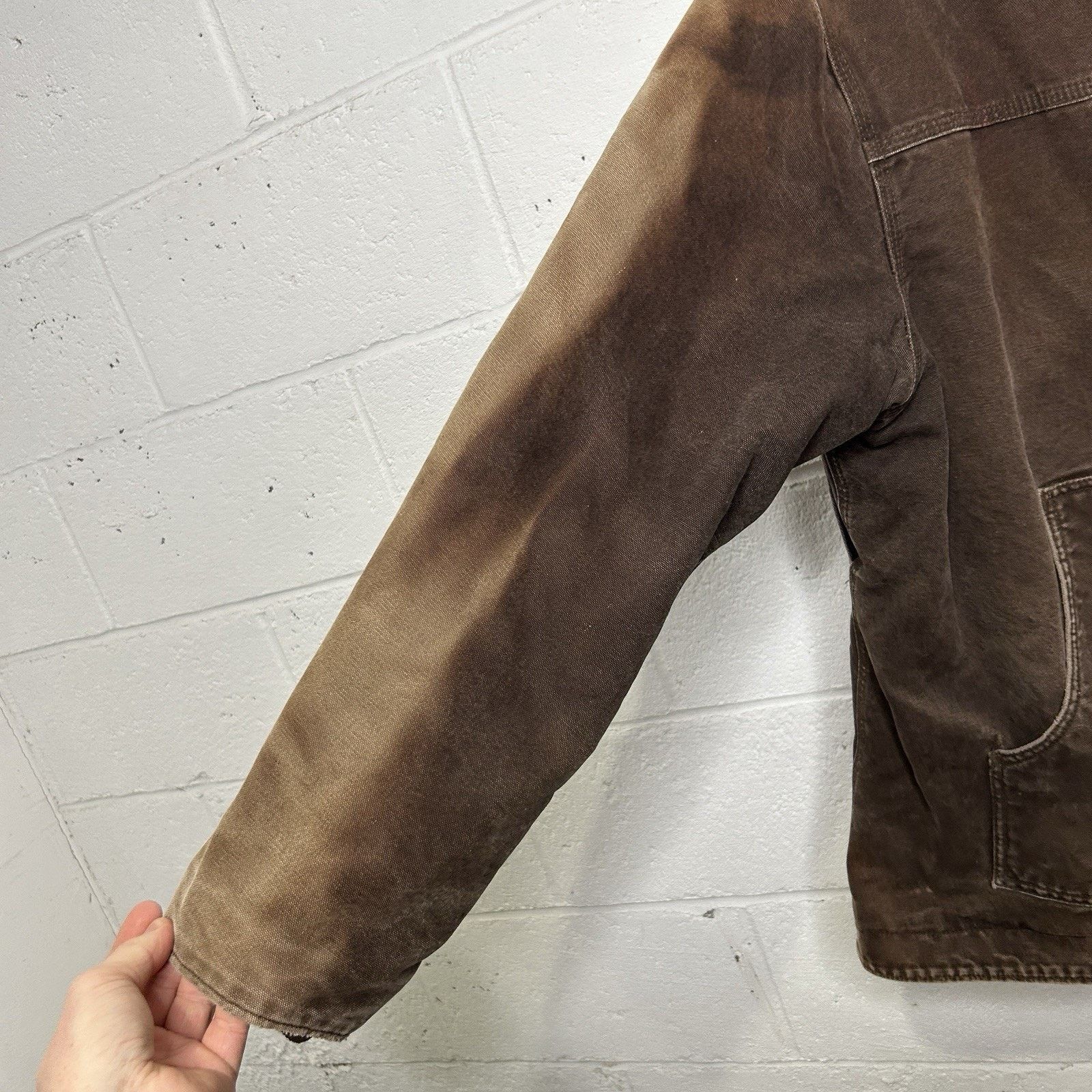 Carhartt Vintage Carhartt Sherpa-Lined Ridge Jacket “Dark Brown” C61 Size US XL / EU 56 / 4 - 8 Thumbnail
