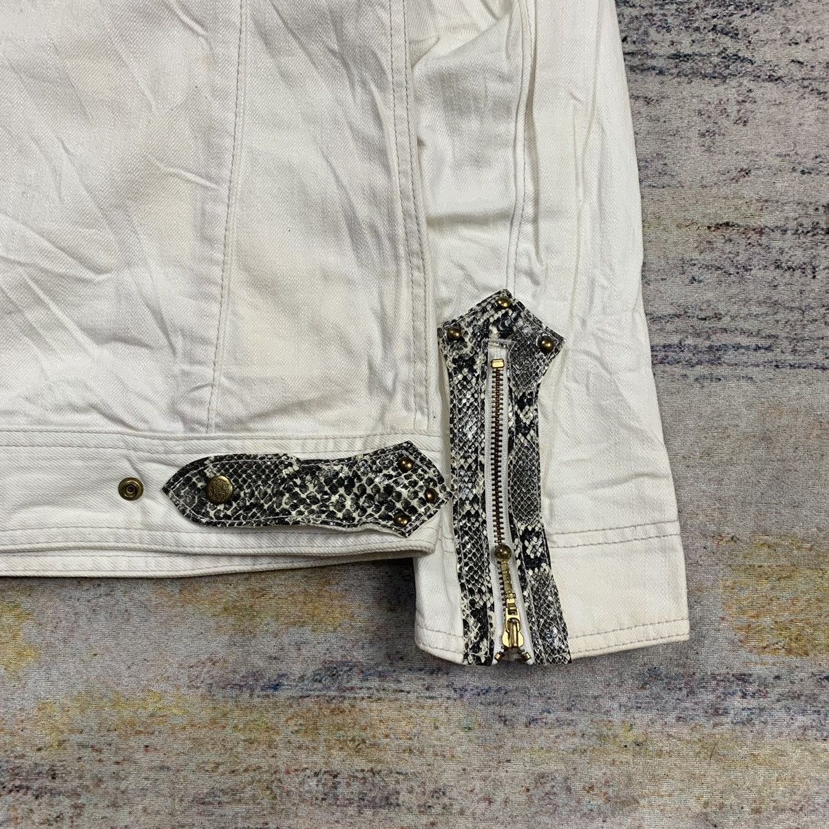 HIDEAWAYS Hideaway nicole mix synthetic leather python pattern jacket Size US M / EU 48-50 / 2 - 9 Thumbnail
