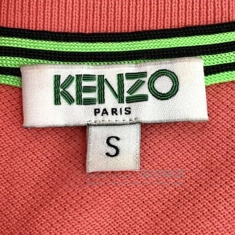 Kenzo KENZO Red Cotton Polo Shirt for Men . Size US S / EU 44-46 / 1 - 5 Thumbnail