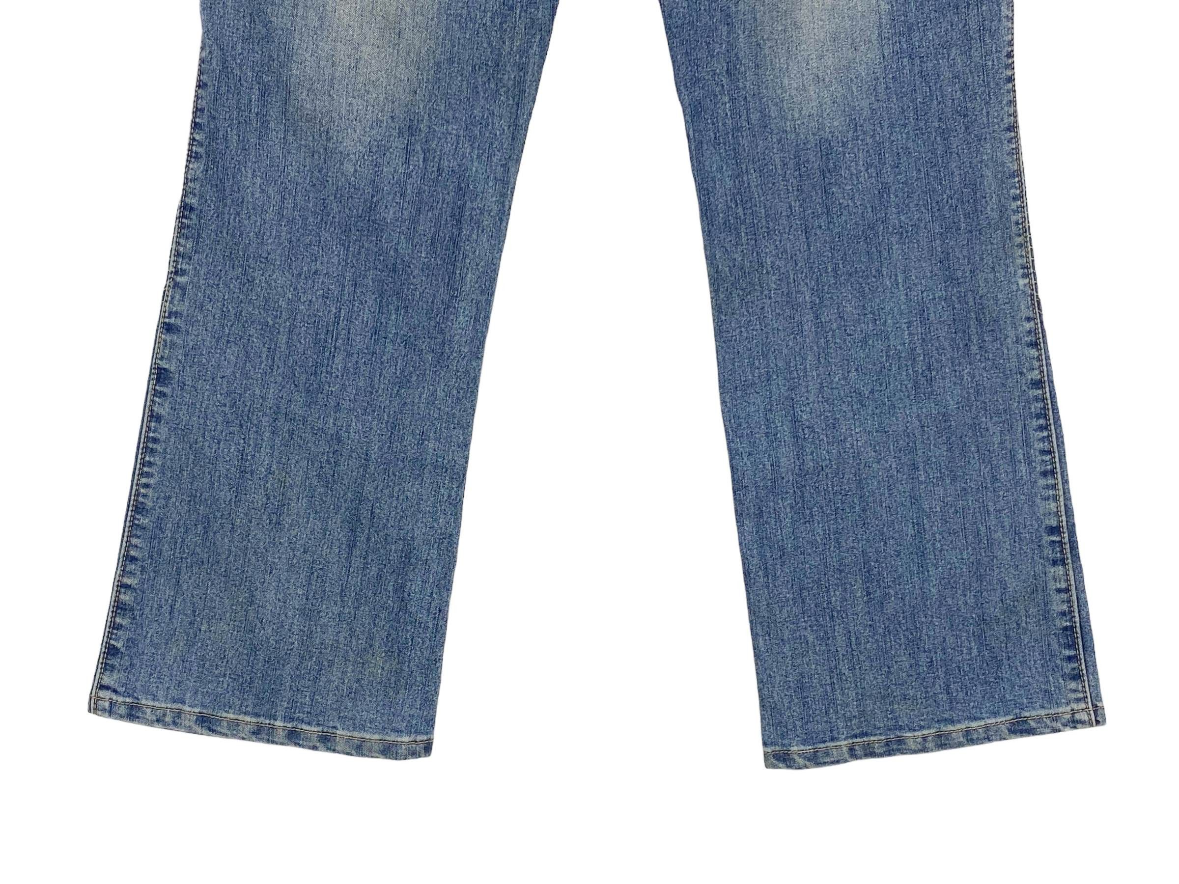 Japanese Brand ASK II Hip Hop Skateboard Jeans Cargo Baggy Jeans Size US 28 / EU 44 - 7 Thumbnail