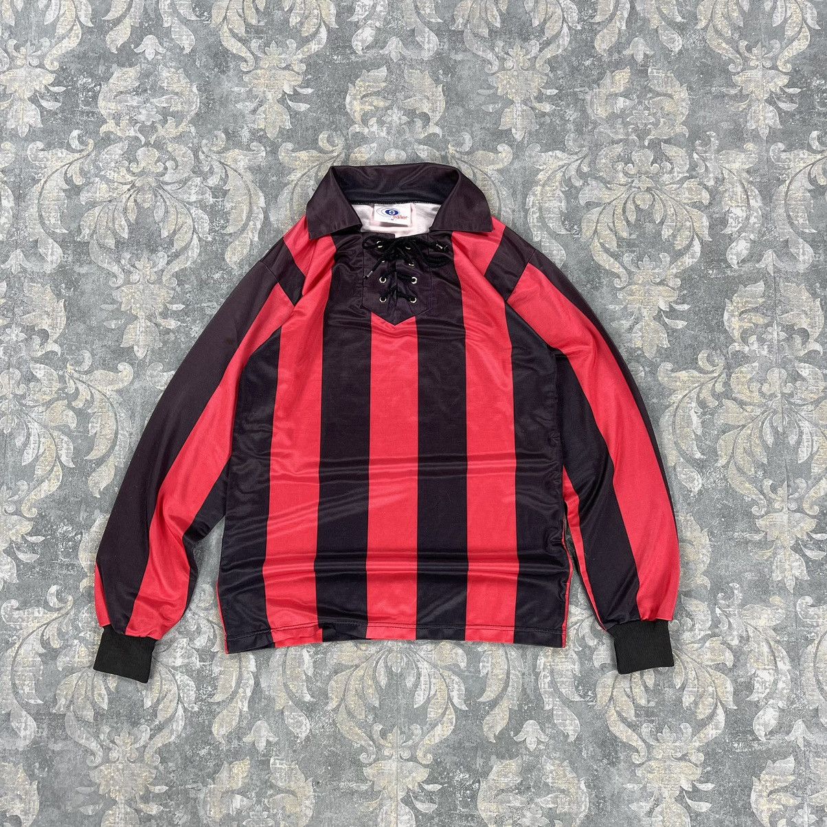 Vintage VINTAGE 90S LACED SOCCER JERSEY LONGSLEEVE SHIRT Size US M / EU 48-50 / 2 - 1 Thumbnail