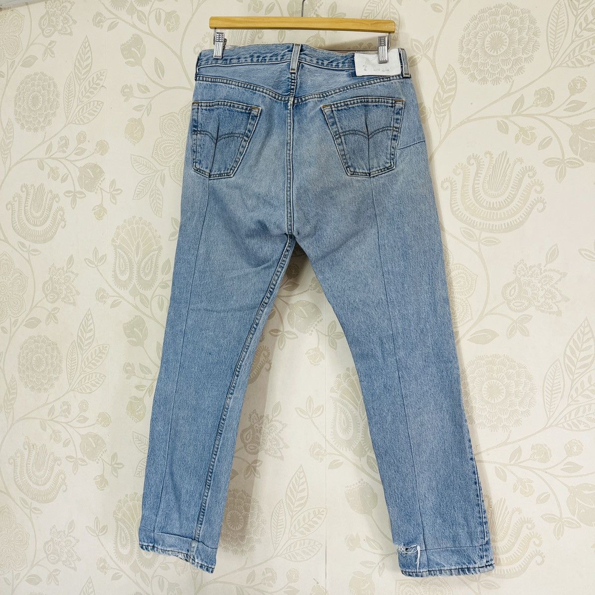 Levi's × Vintage Tokyo Ripper X Levis Distressed Jeans Size US 33 - 5 Thumbnail