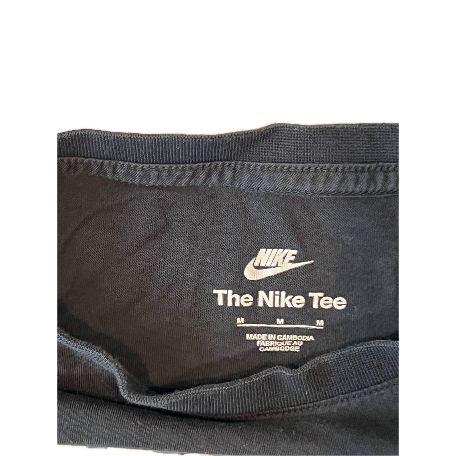 Nike Nike Tee Black Just Do It T-Shirt Mens M Size US M / EU 48-50 / 2 - 3 Thumbnail