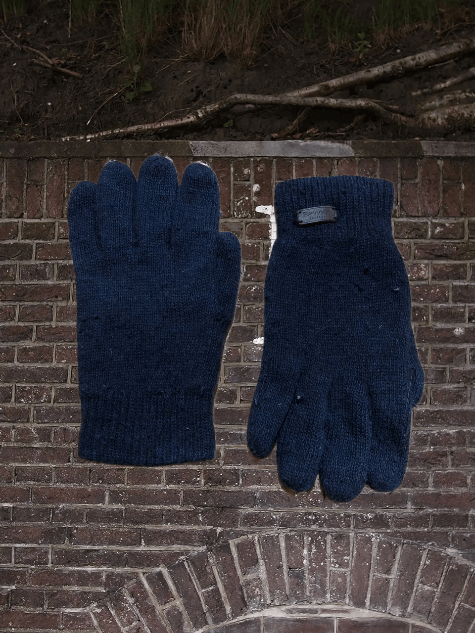 Barbour Y2K Vintage blue logo Gloves Barbour streetwear Size ONE SIZE - 1 Thumbnail