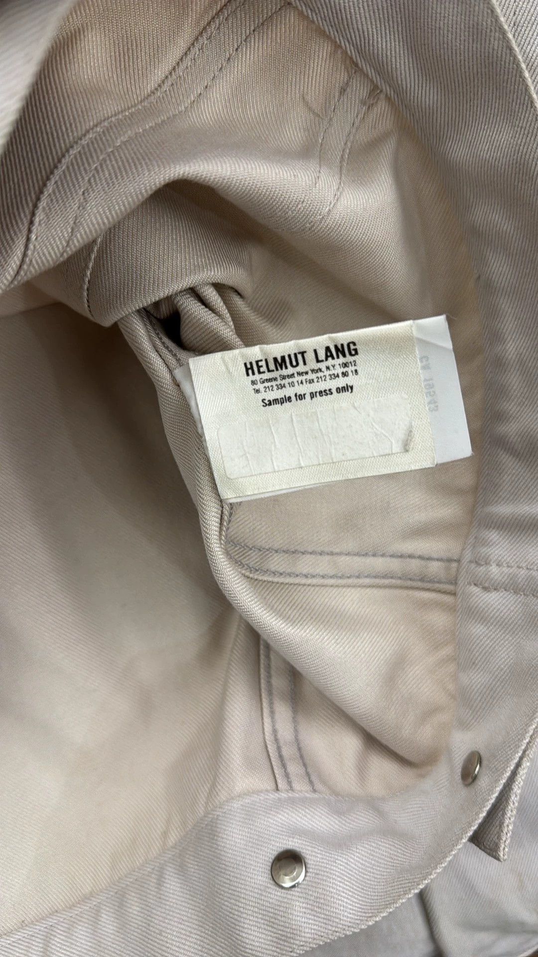 Helmut Lang Helmut Lang 99 Press Sample Denim Jacket Size US L / EU 52-54 / 3 - 5 Thumbnail