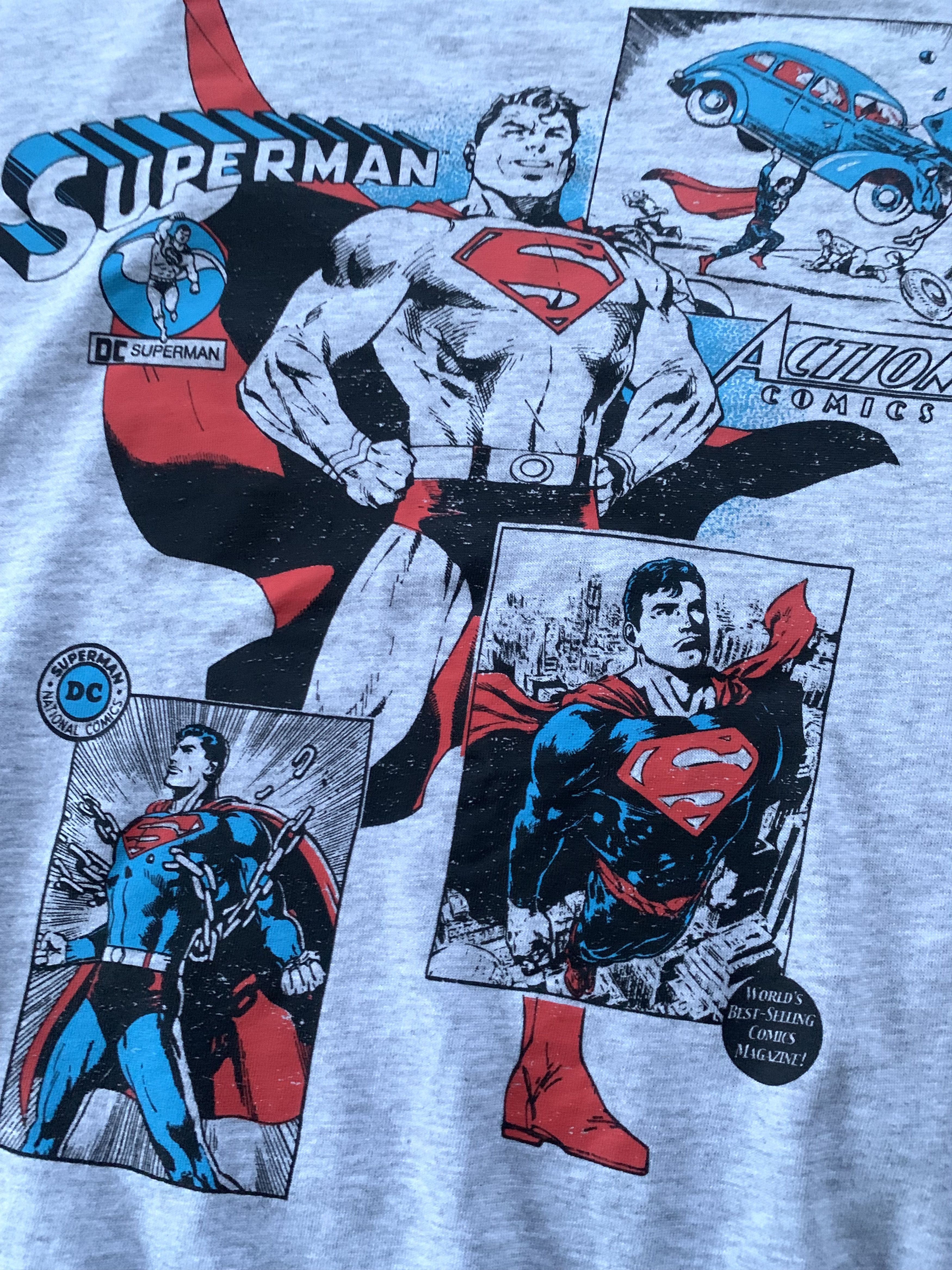 George George Superman Cotton Big Printed T Shirt Size US M / EU 48-50 / 2 - 5 Thumbnail