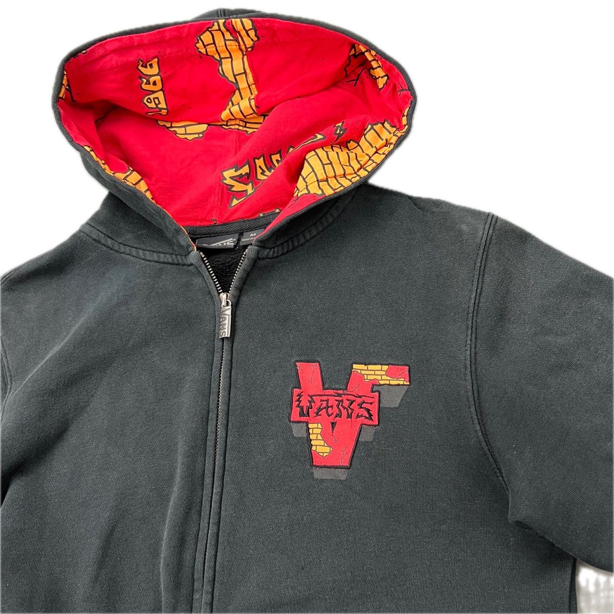 Vans × Vintage 00s VANS Zip Up Hoodie Size US S / EU 44-46 / 1 - 3 Thumbnail