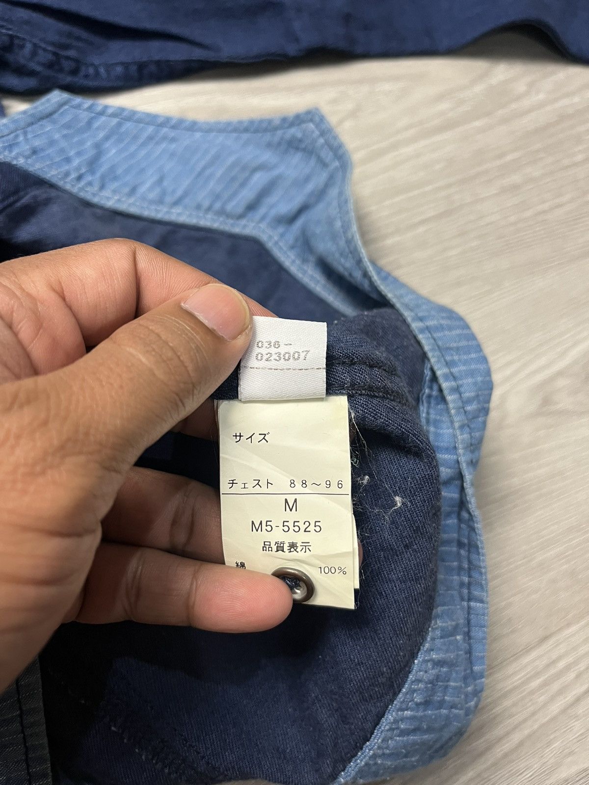 Marithe + Francois Girbaud MARITHE FRANCOIS GIRBAUD Denim Shirt Button up longsleeve Size US M / EU 48-50 / 2 - 8 Thumbnail