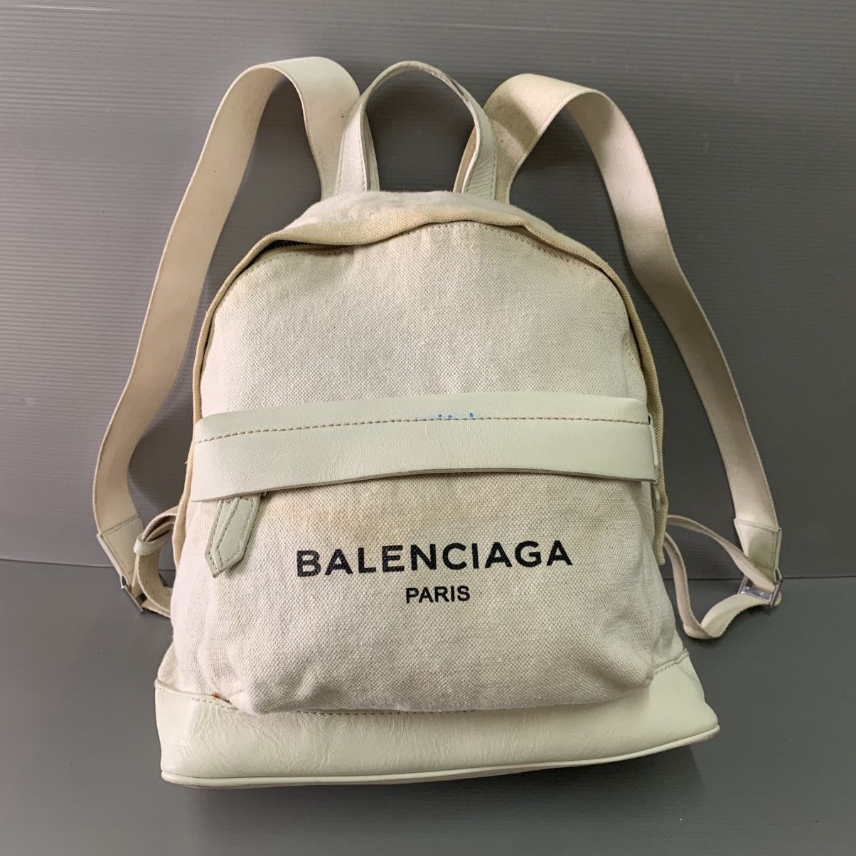 Balenciaga Balenciaga Canvas Backpack Bag Size ONE SIZE - 1 Thumbnail