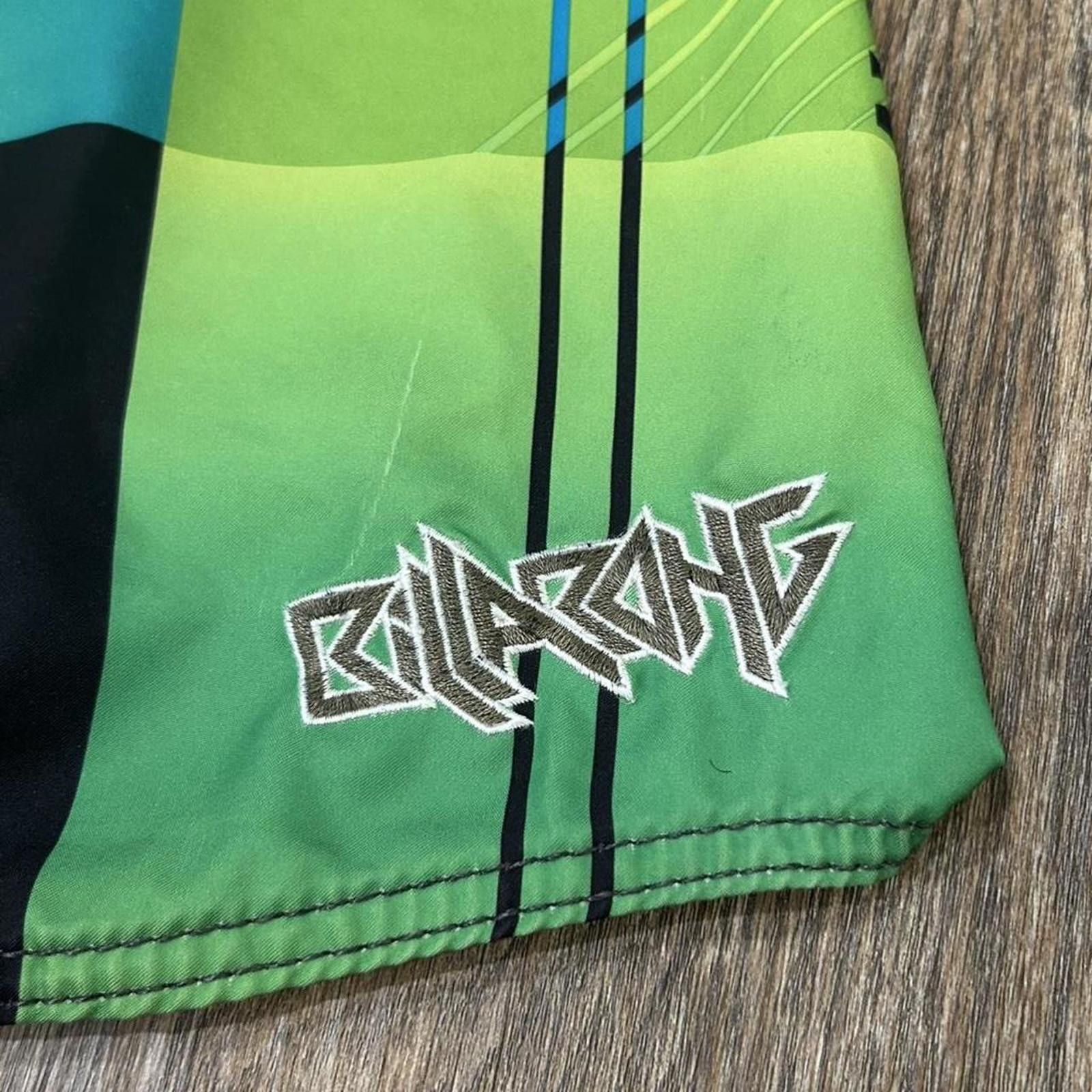 Billabong Vintage Y2K Billabong Board Shorts With Wax Comb Size US 33 - 3 Thumbnail