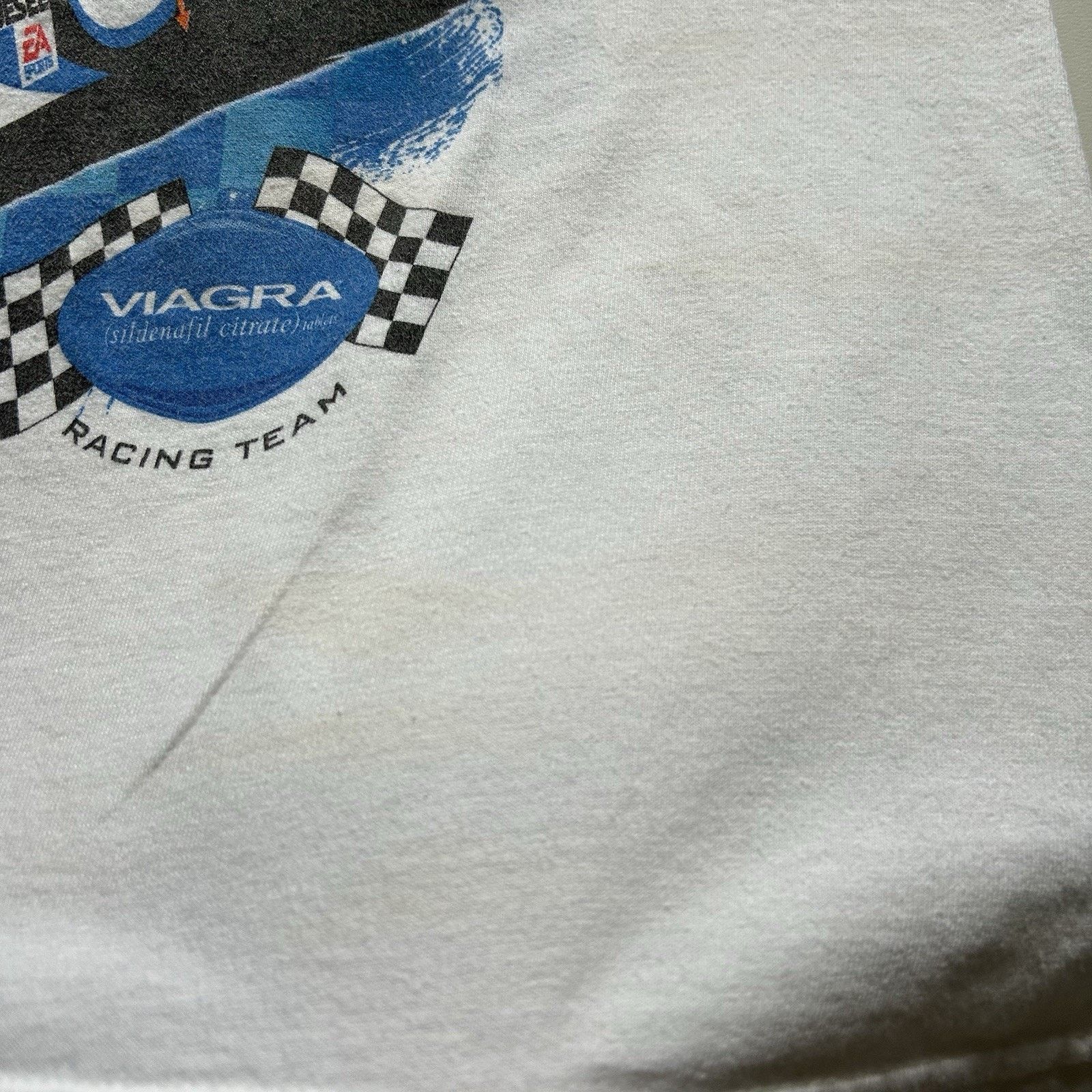 NASCAR × Vintage Vintage 90s Viagra Racing T Shirt XL Nascar Winston Cup Rare Size US XL / EU 56 / 4 - 10 Thumbnail