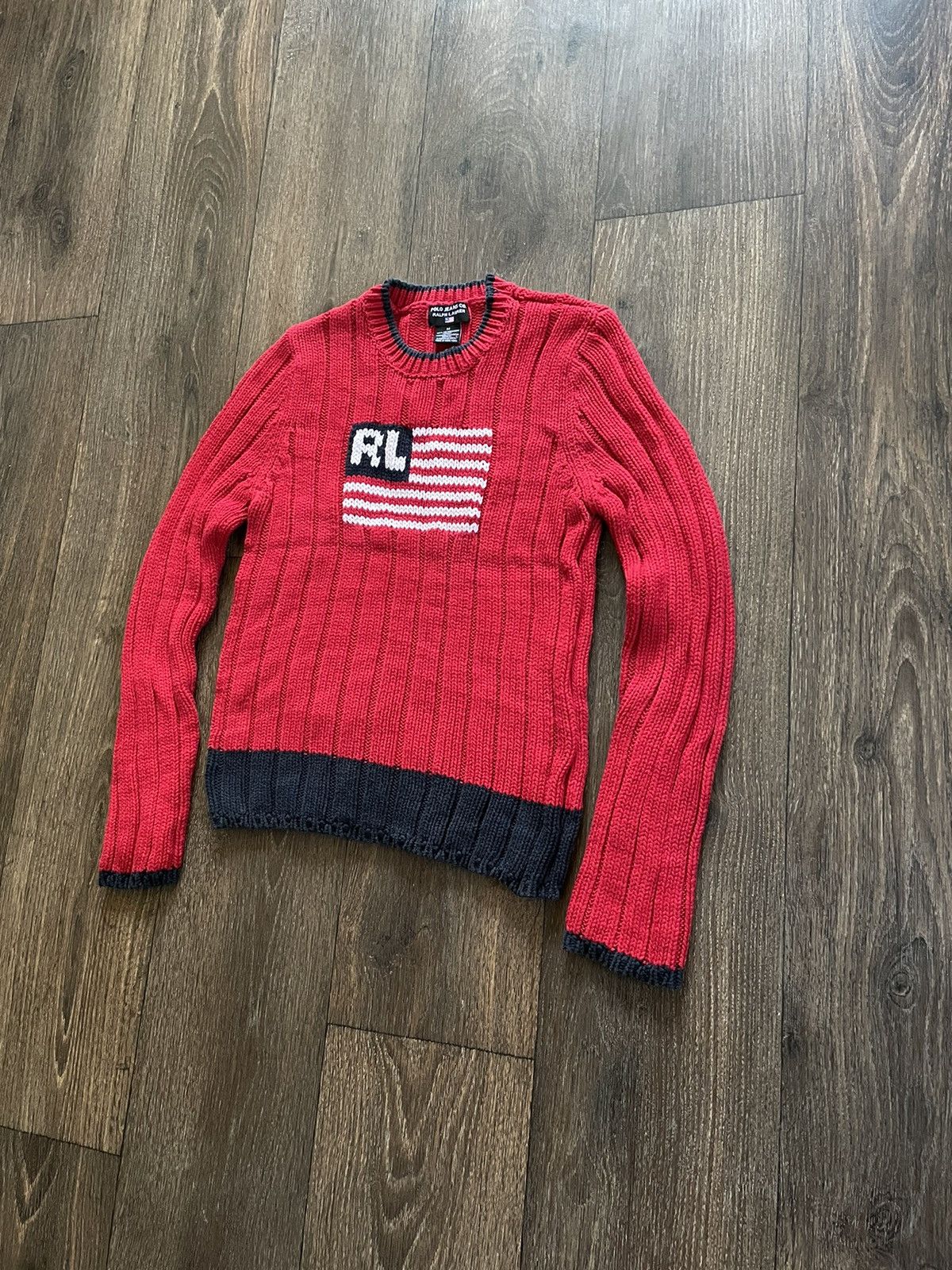 Polo Ralph Lauren POLO Sport RALPH LAUREN Sweater Flag USA Size M / US 6-8 / IT 42-44 - 2 Thumbnail