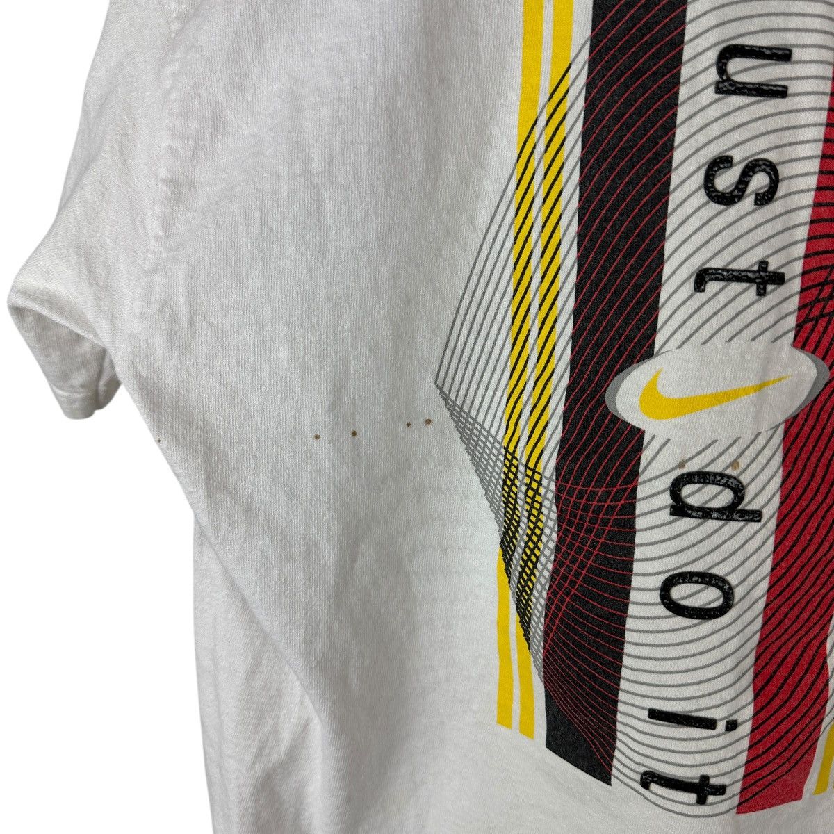 Nike × Vintage Vintage 90s Nike White Tag Swoosh Double Sided Shirt Size US XS / EU 42 / 0 - 7 Thumbnail