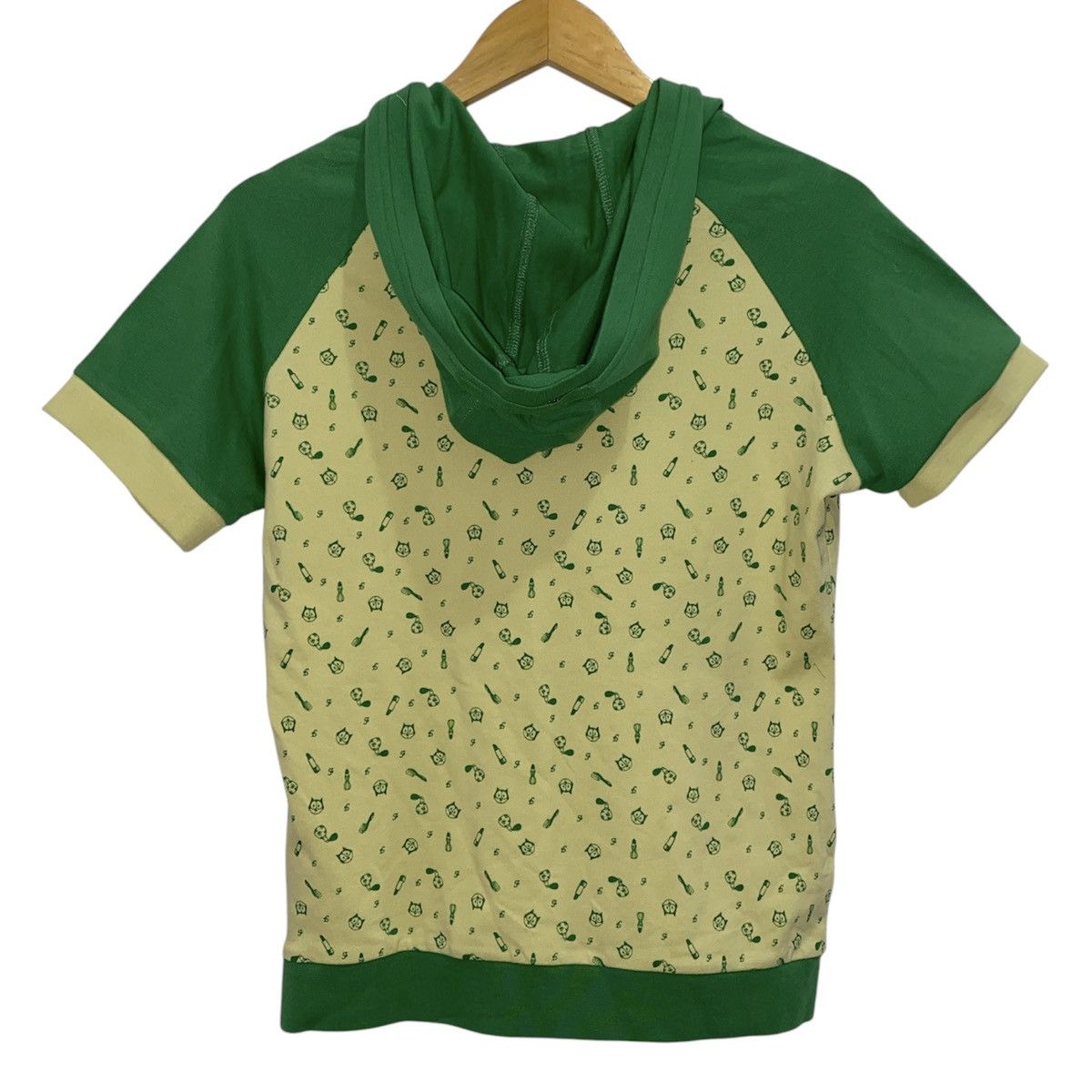 Other × Vintage Felix The Cat Yellow and Green Printed Top Size M / US 6-8 / IT 42-44 - 2 Thumbnail